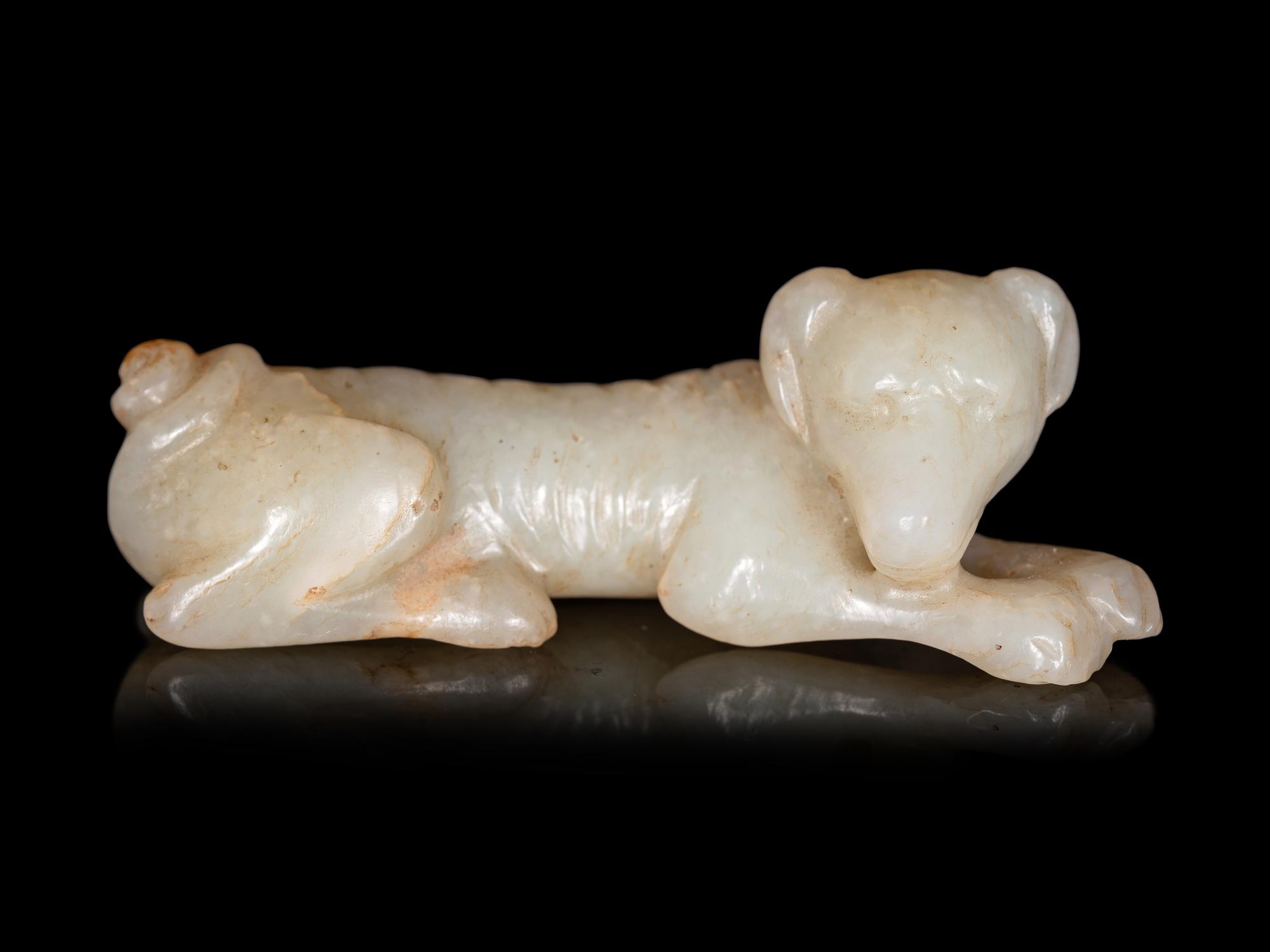 Two Jade Carvings of Animals