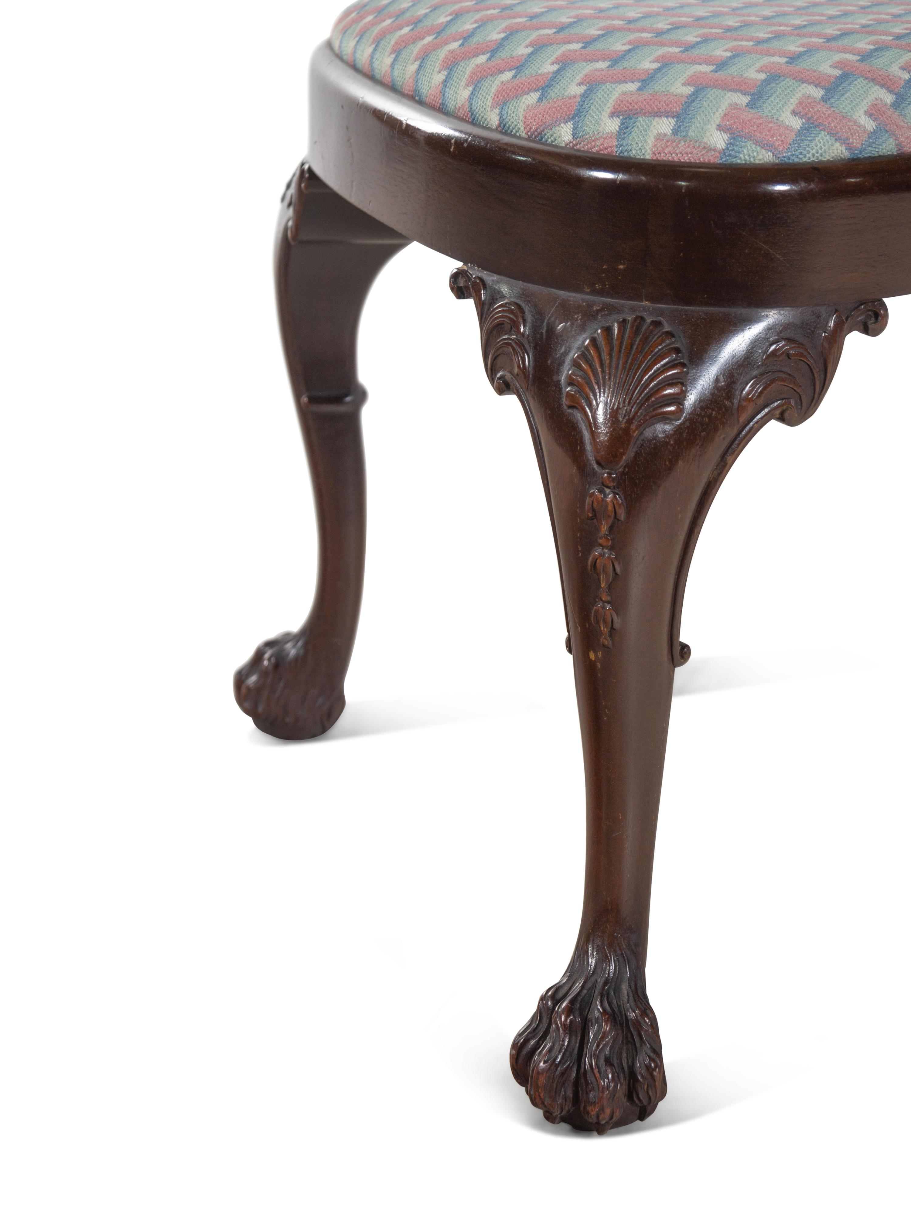 A Set of Twelve George II Style Mahogany Dining Chairs