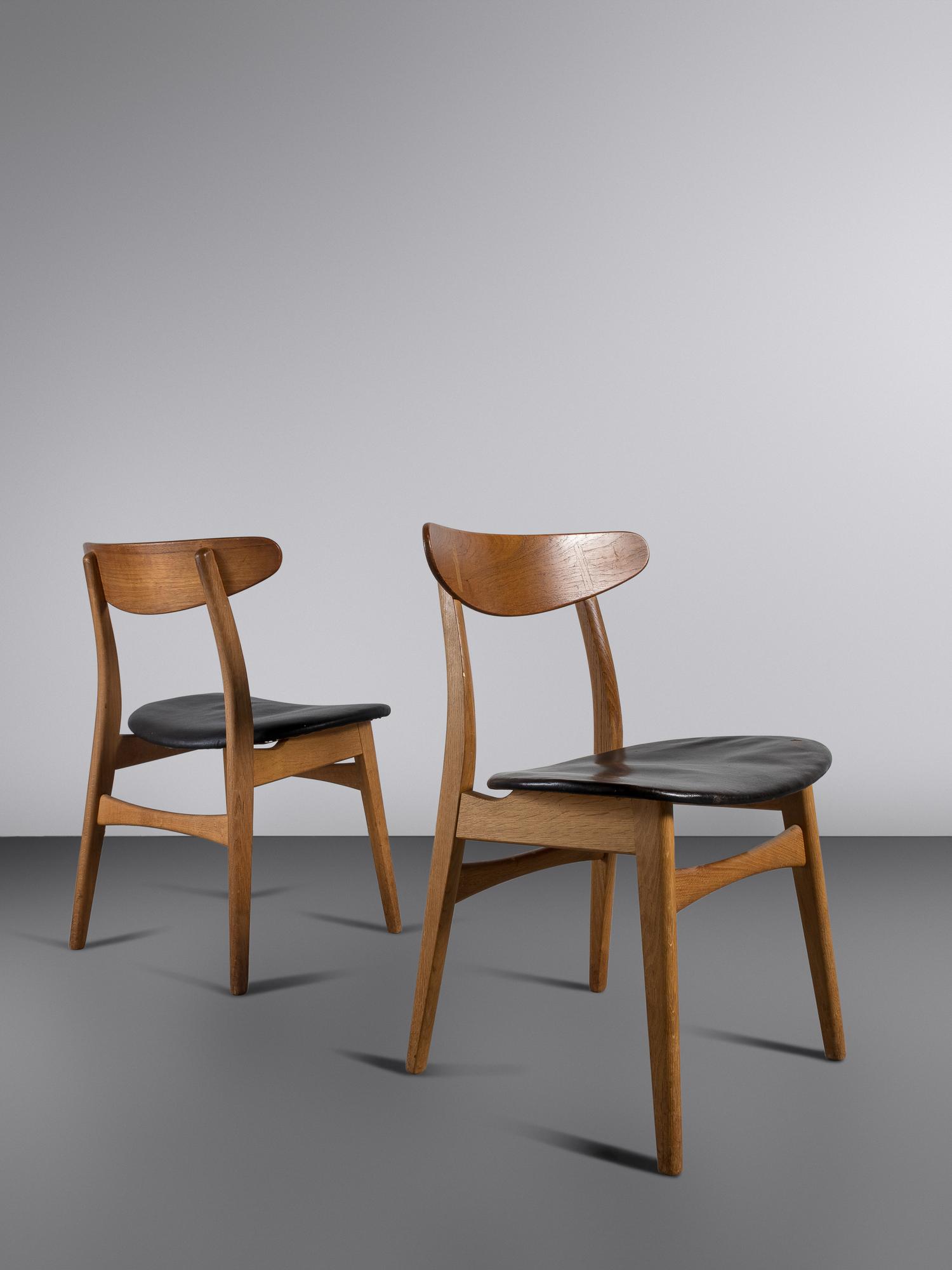 Set of Eight Dining Chairs, model CH30 Carl Hansen & Søn, Denmark