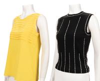 Two Chanel Sleeveless Tops, 2000s