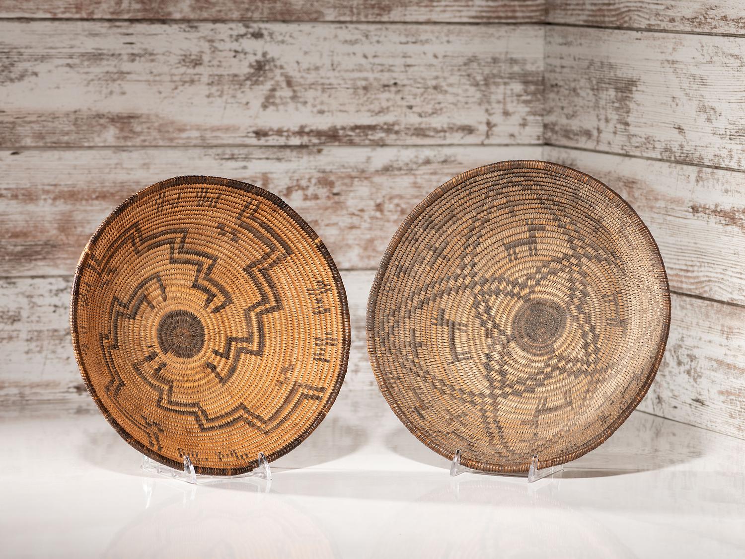 Apache Figural Baskets, with Dogs