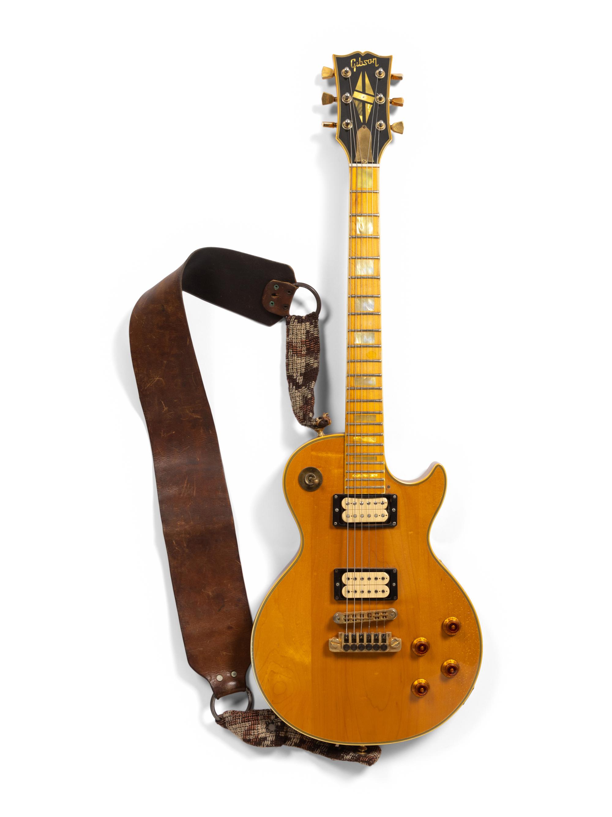 A Gibson Les Paul-Custom Electric Guitar