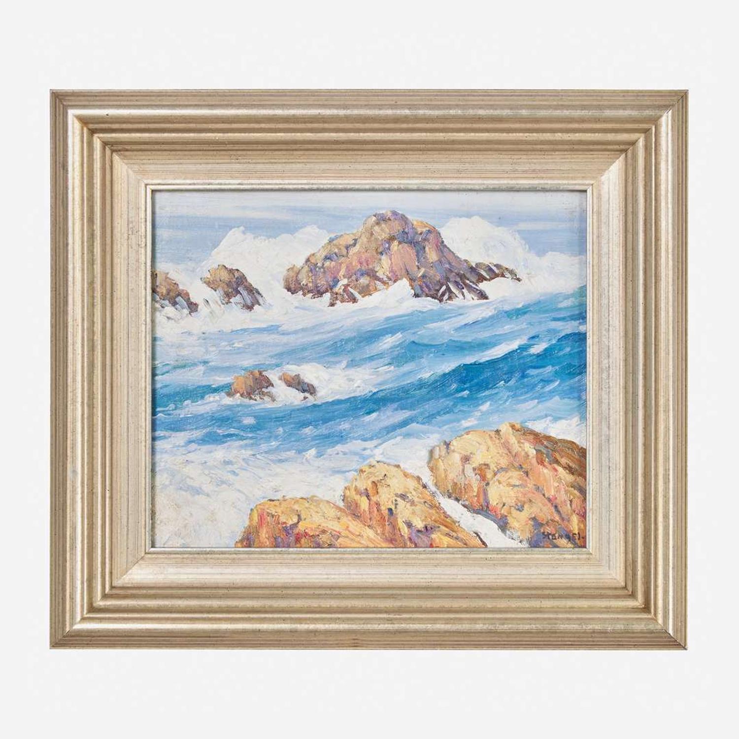 George J. Stengel (American, 1872-1937) Crashing Waves