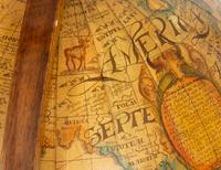 An Italian Library Globe-Form Bar Cabinet