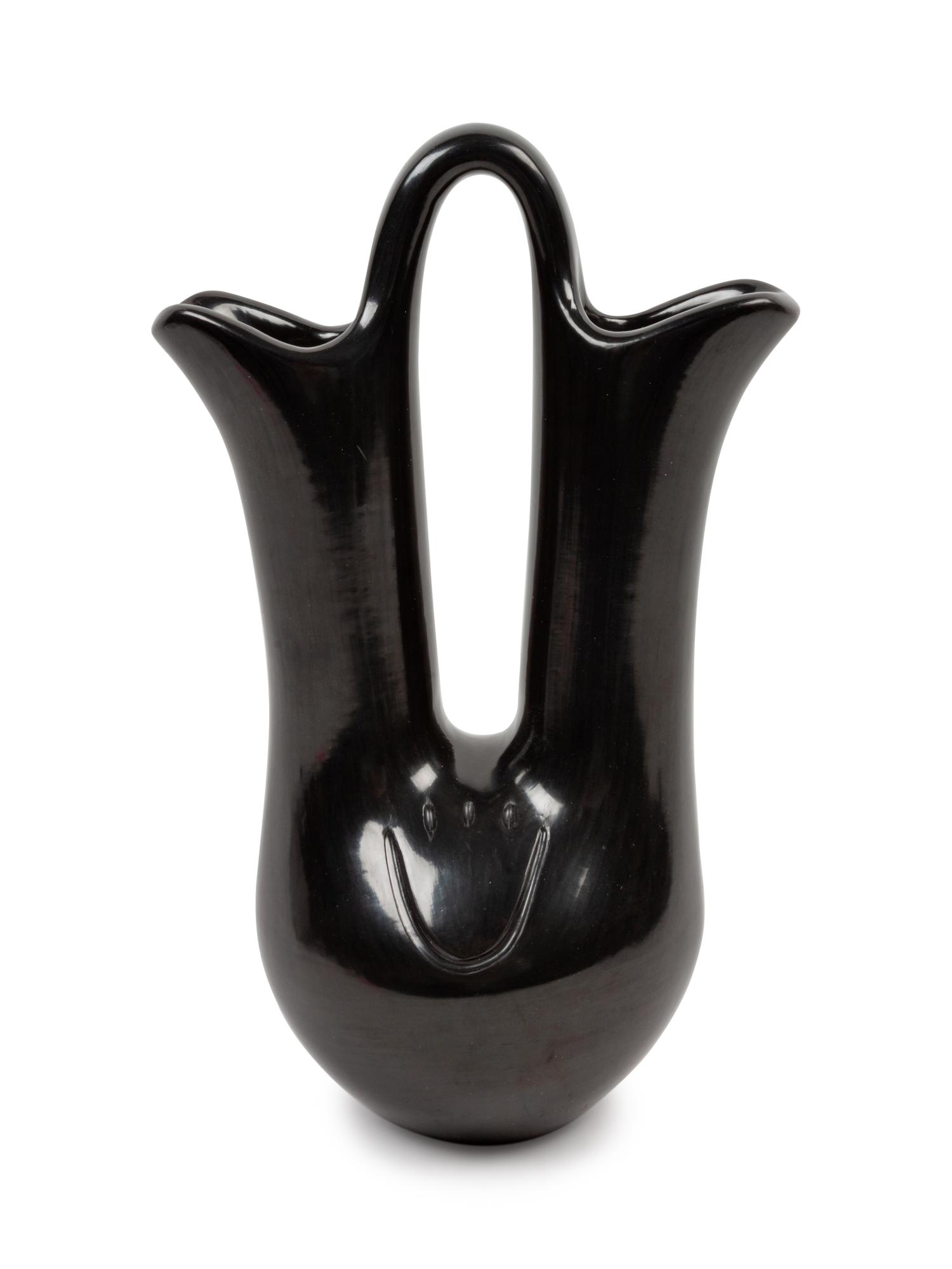 Blackware Wedding Vase