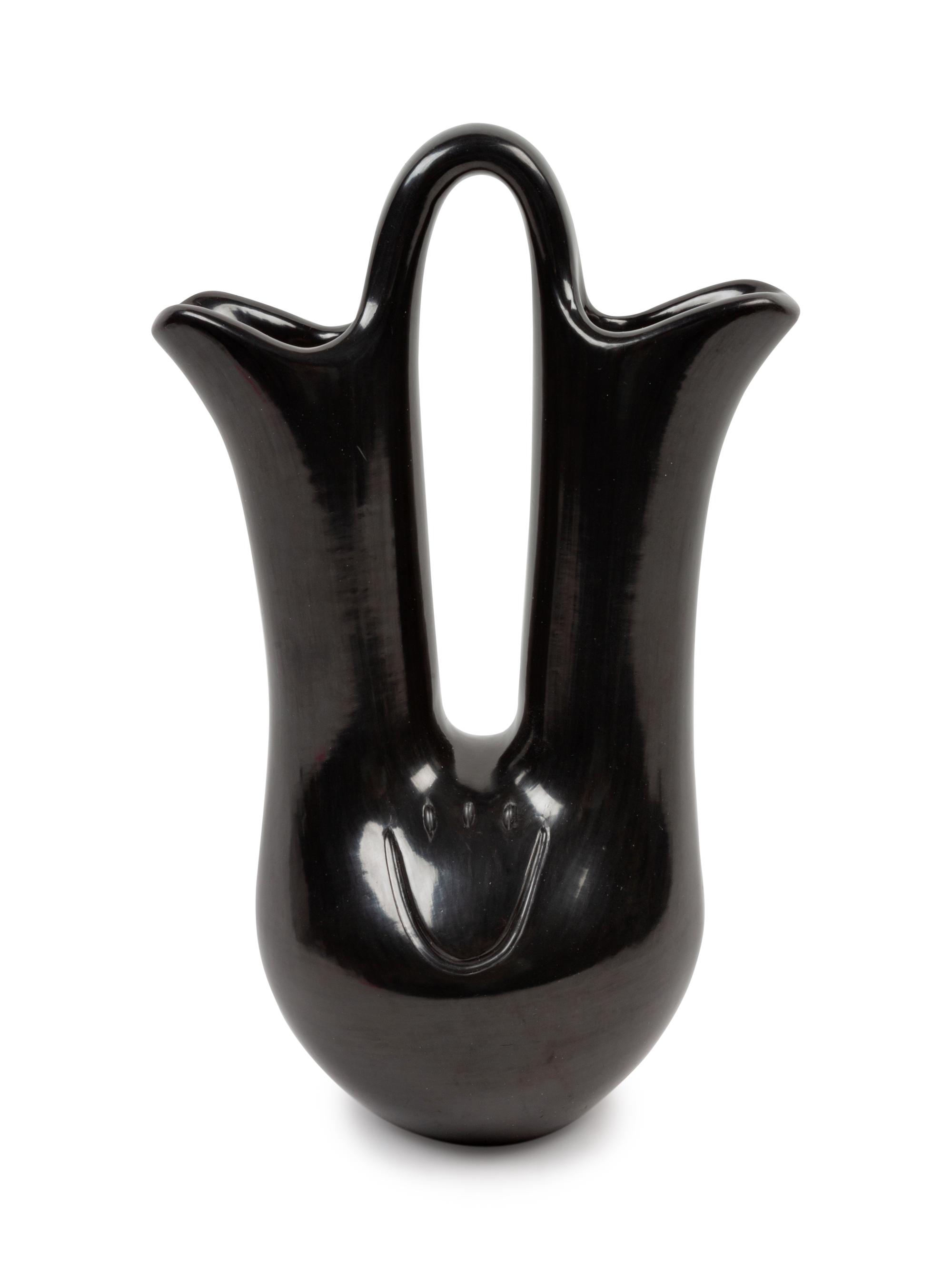 Blackware Wedding Vase