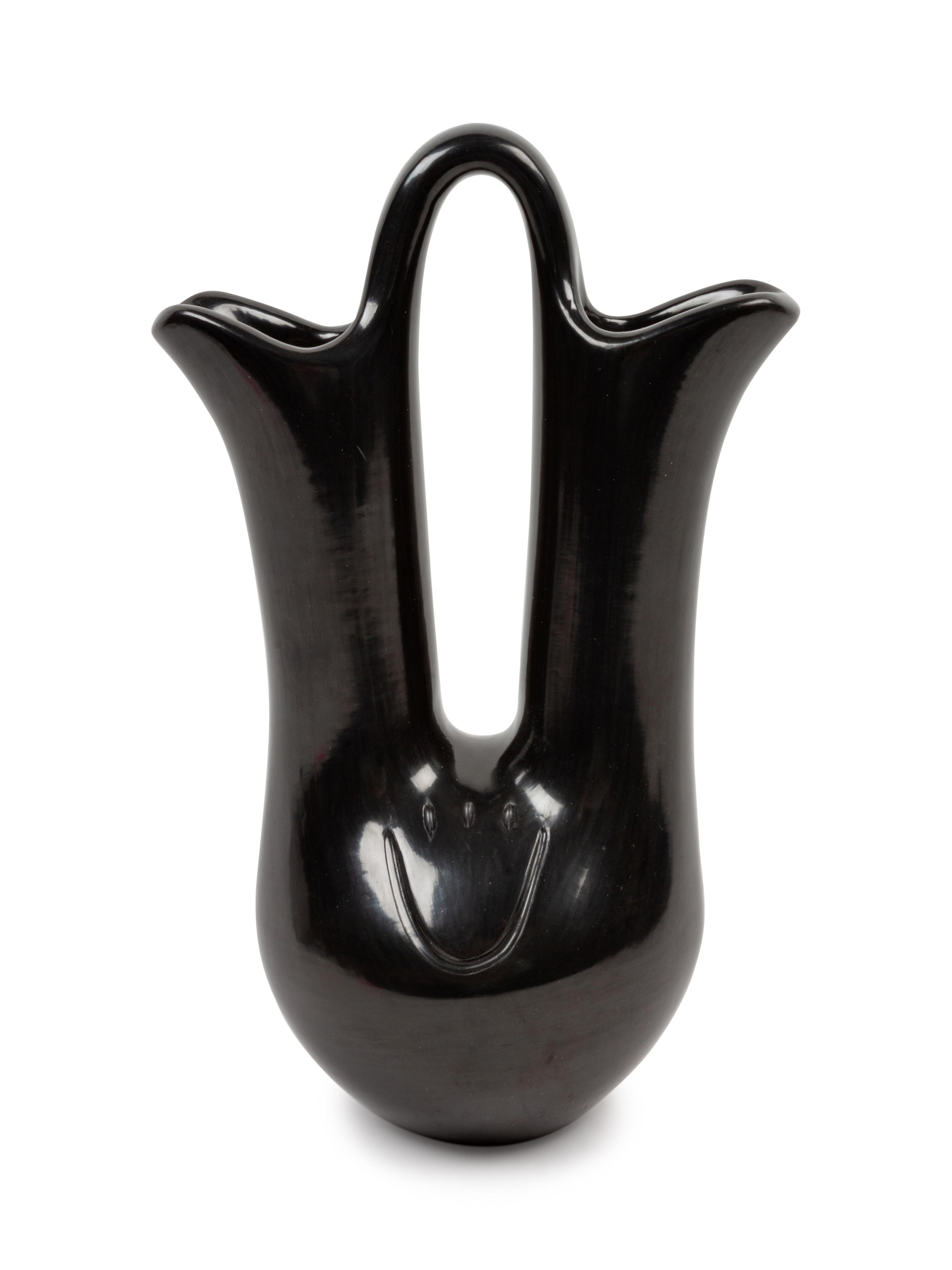 Blackware Wedding Vase