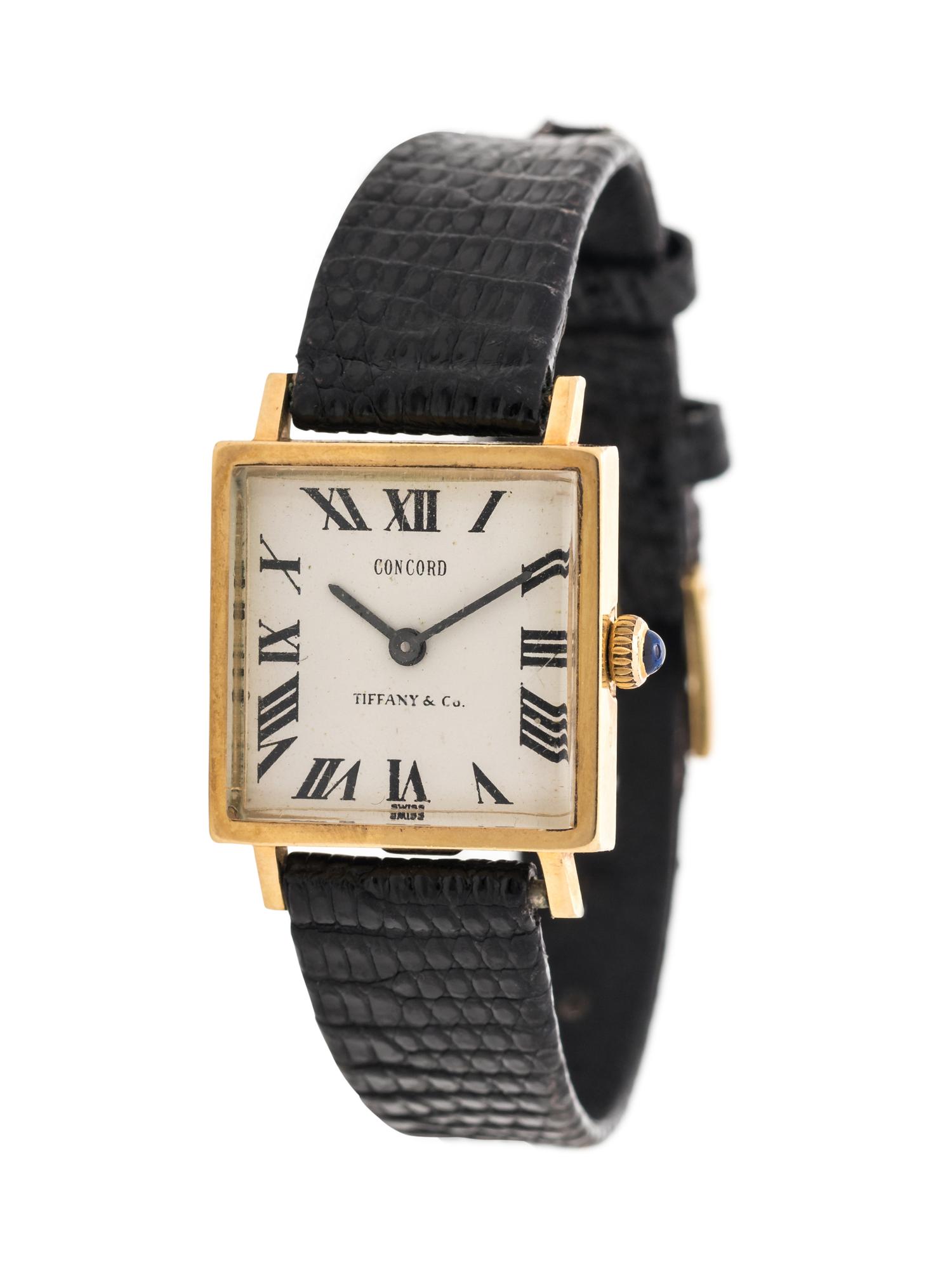 CONCORD, TIFFANY & CO., 14K YELLOW GOLD WRISTWATCH