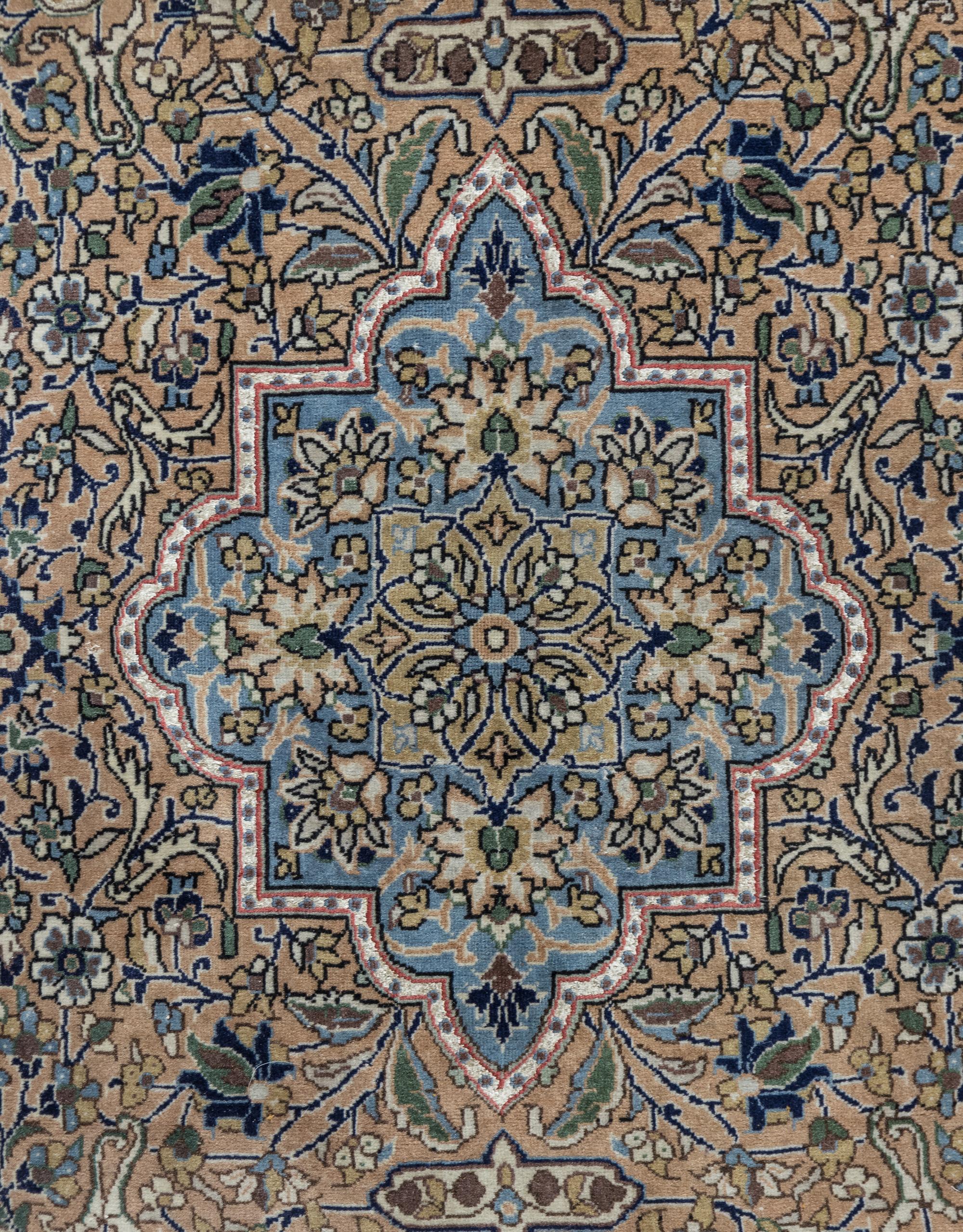 A Qum Silk and Wool Rug