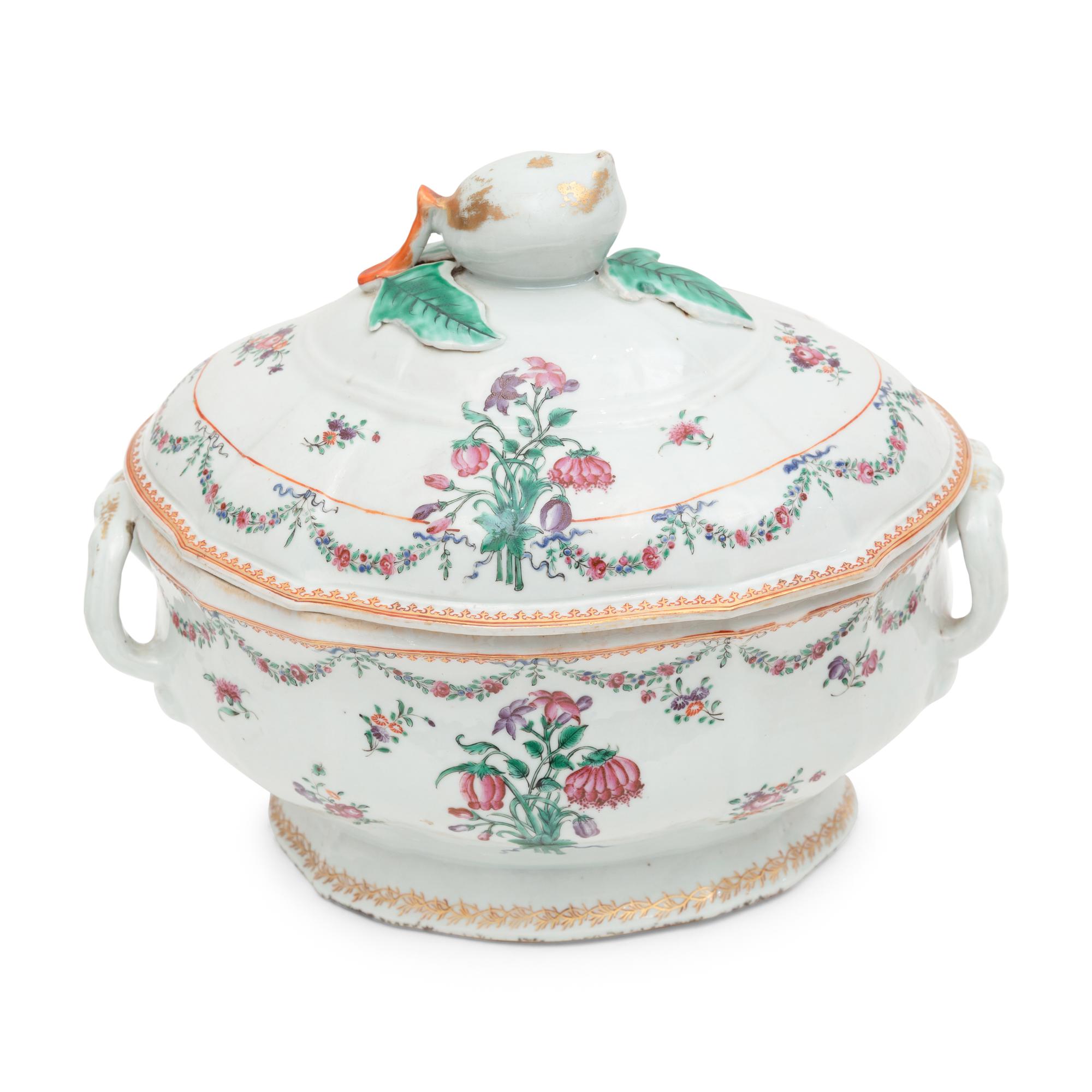 A Herend Rothschild Bird Porcelain Tureen and a Group of Continental Porcelain Articles