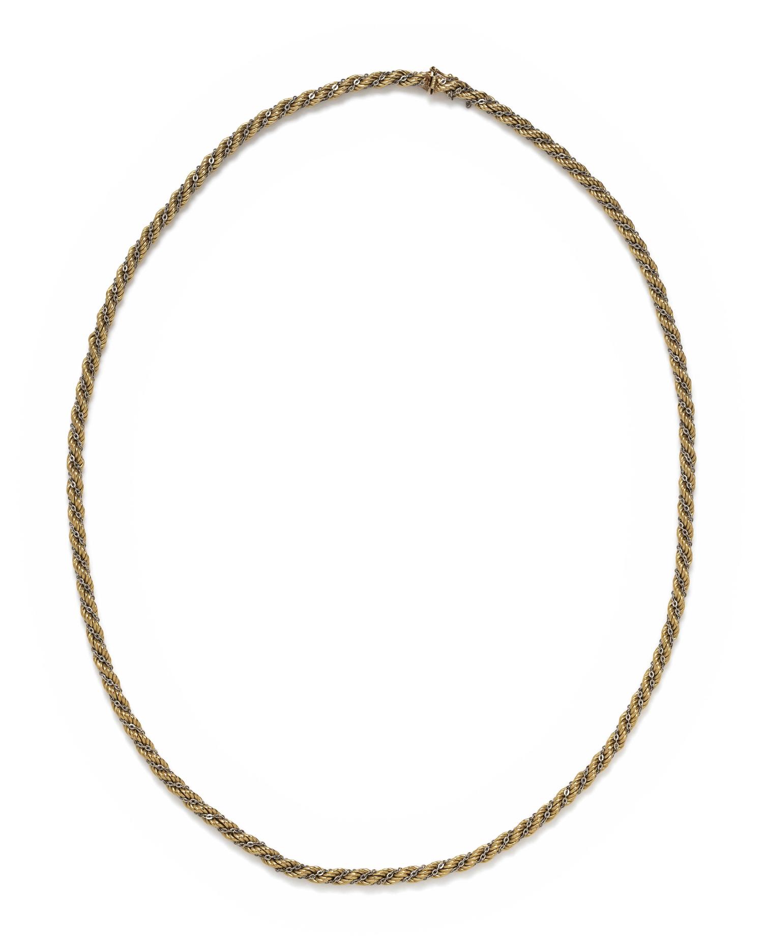 BICOLOR GOLD NECKLACE