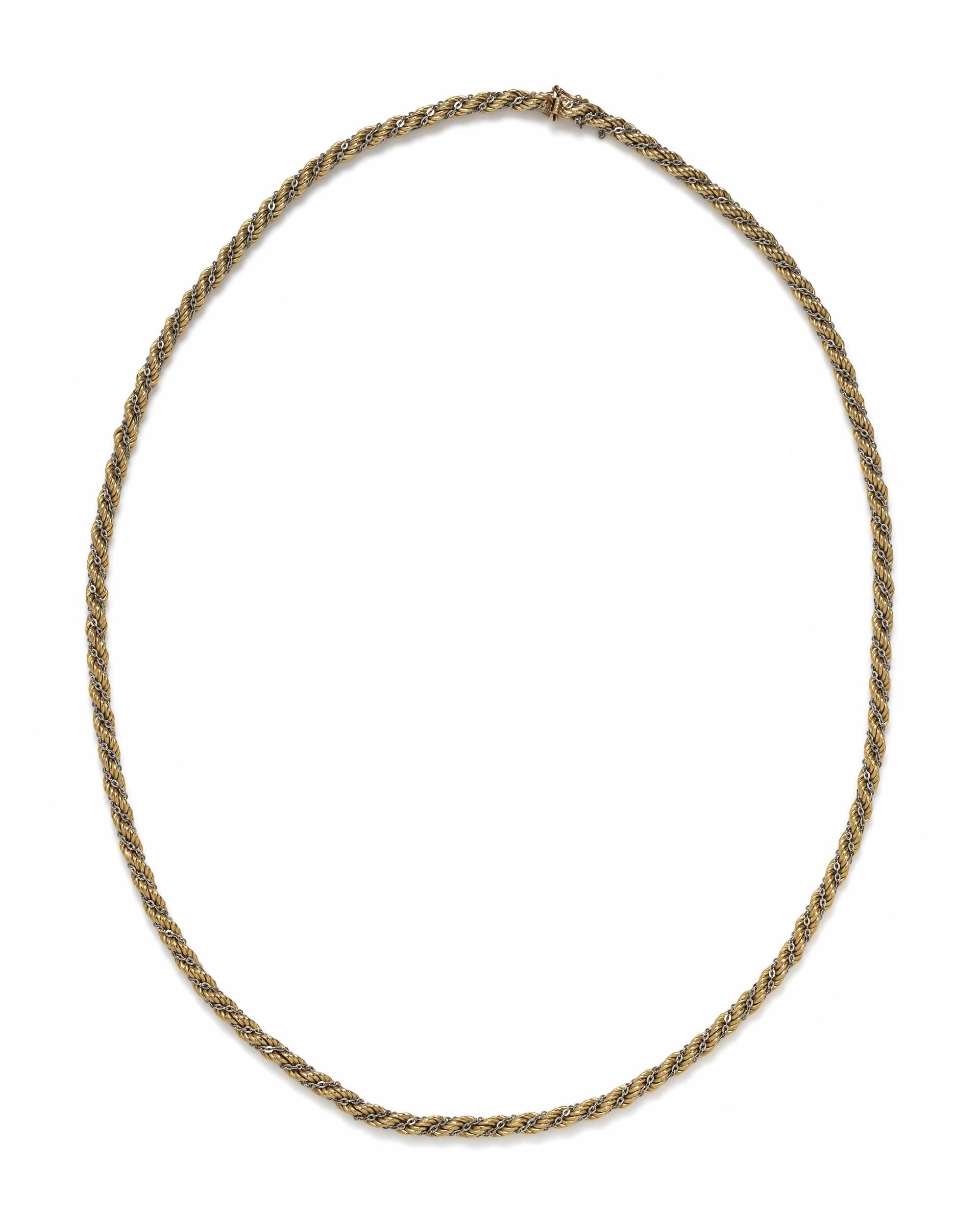 BICOLOR GOLD NECKLACE