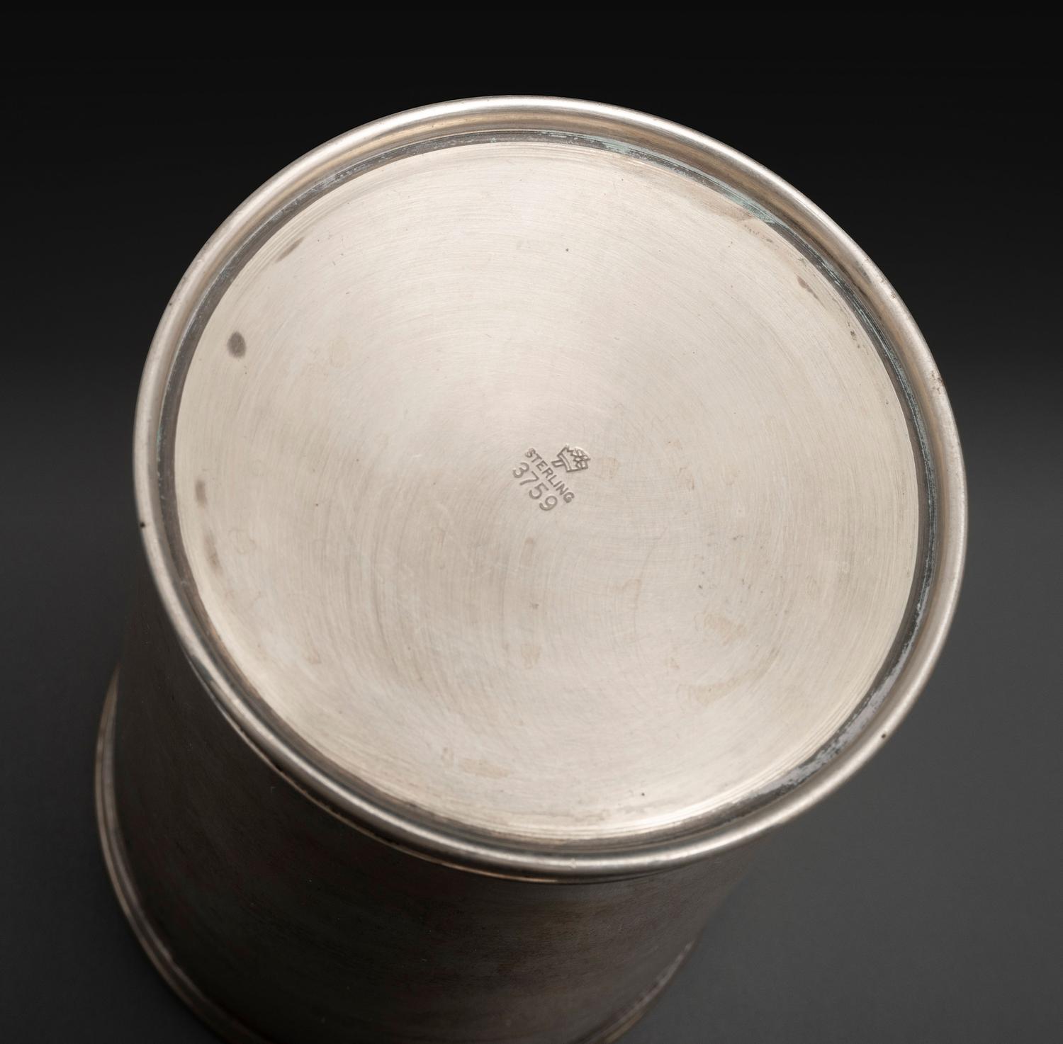 Three Silver Julep Cups