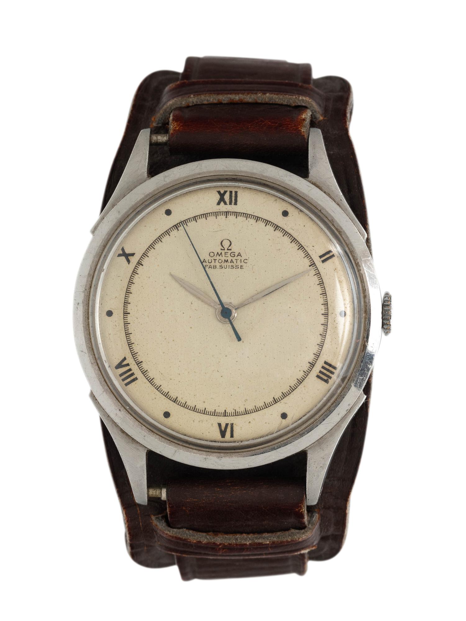 OMEGA, VINTAGE, STEEL WRISTWATCH