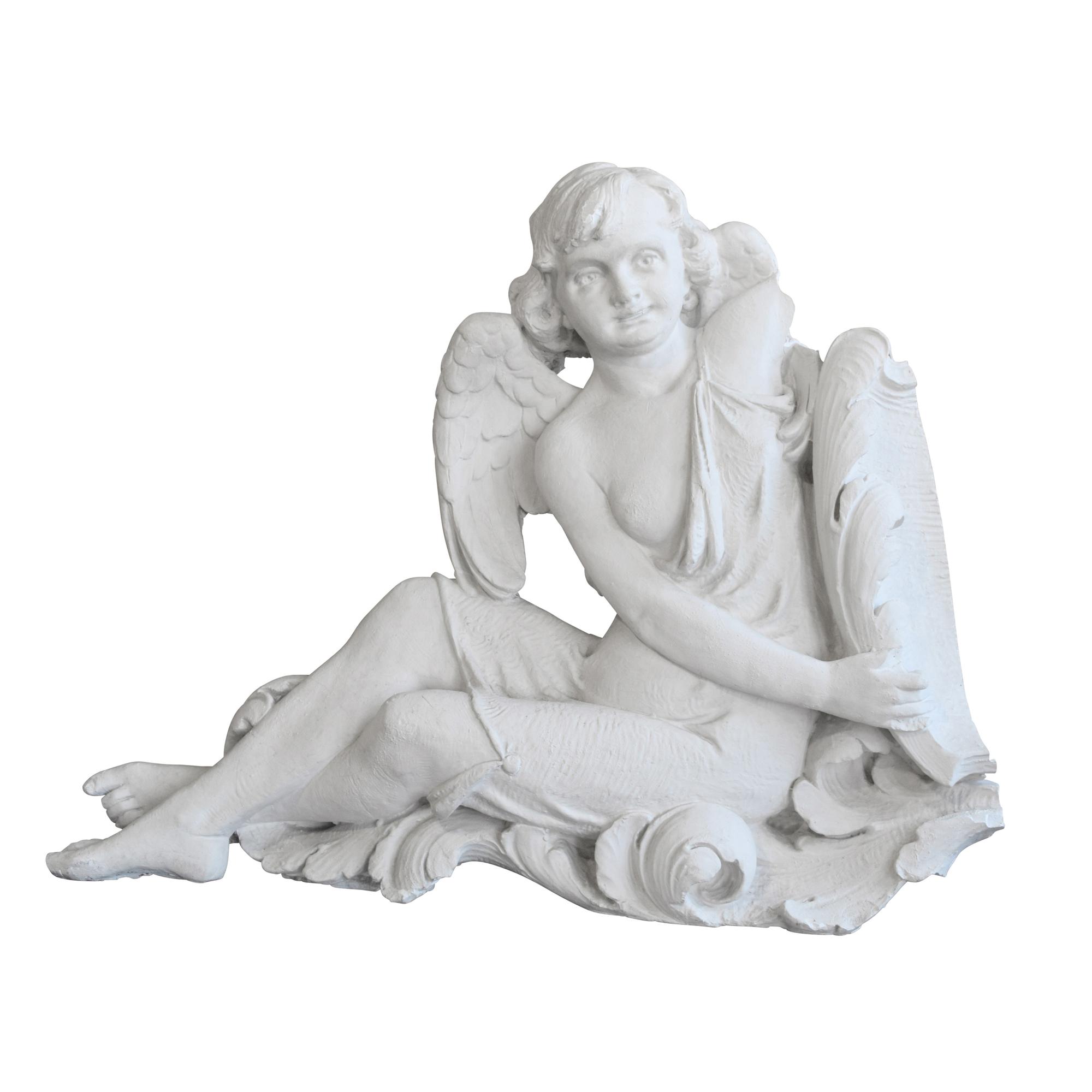 A Composition Angel from the Granada Theatre 45" W x 8" D x 37" H — United States, Circa 1926