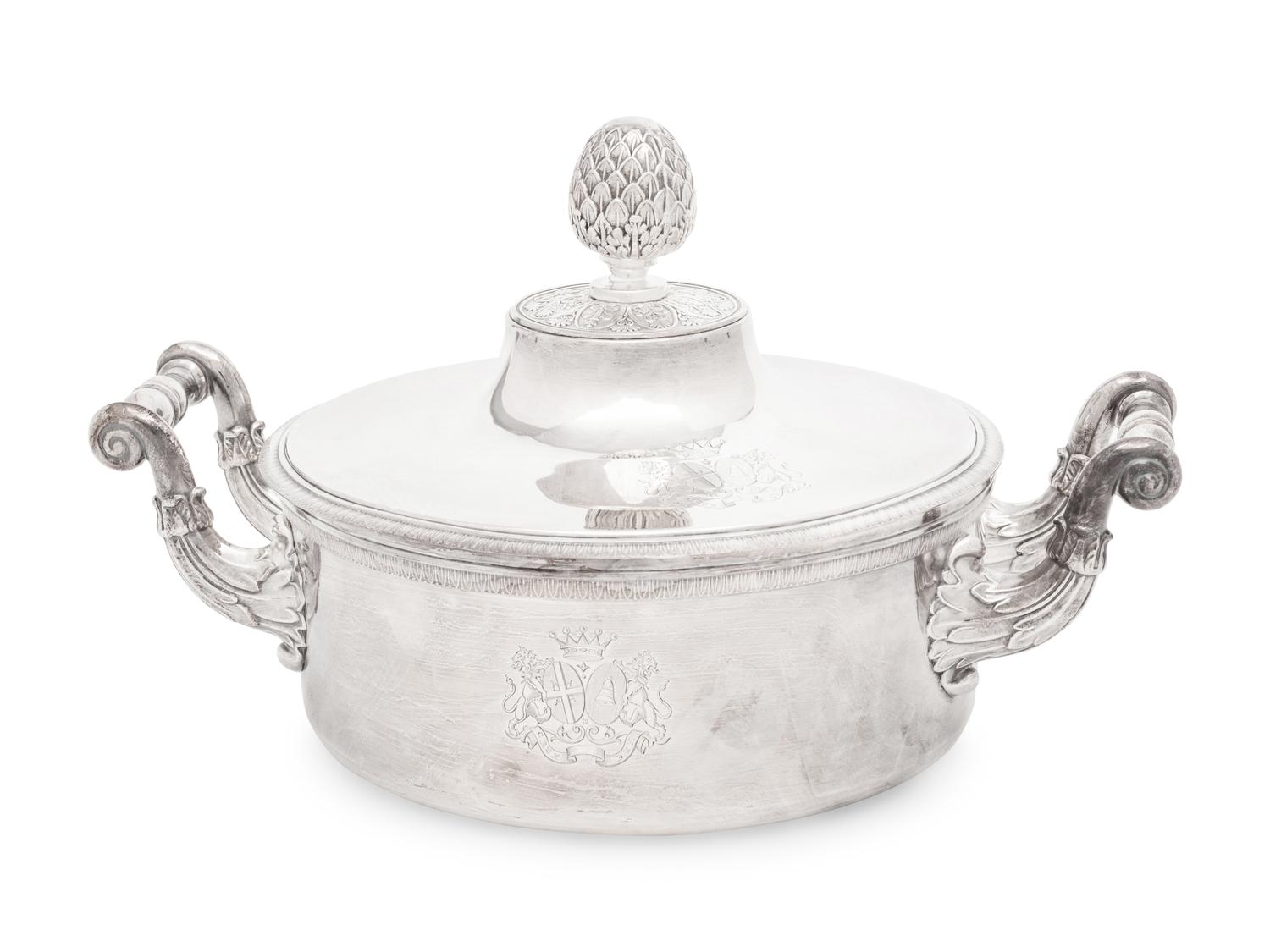 A French Silver-Plate Covered Entree Dish