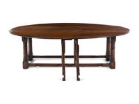 A William and Mary Style Oak Drop-Leaf Table