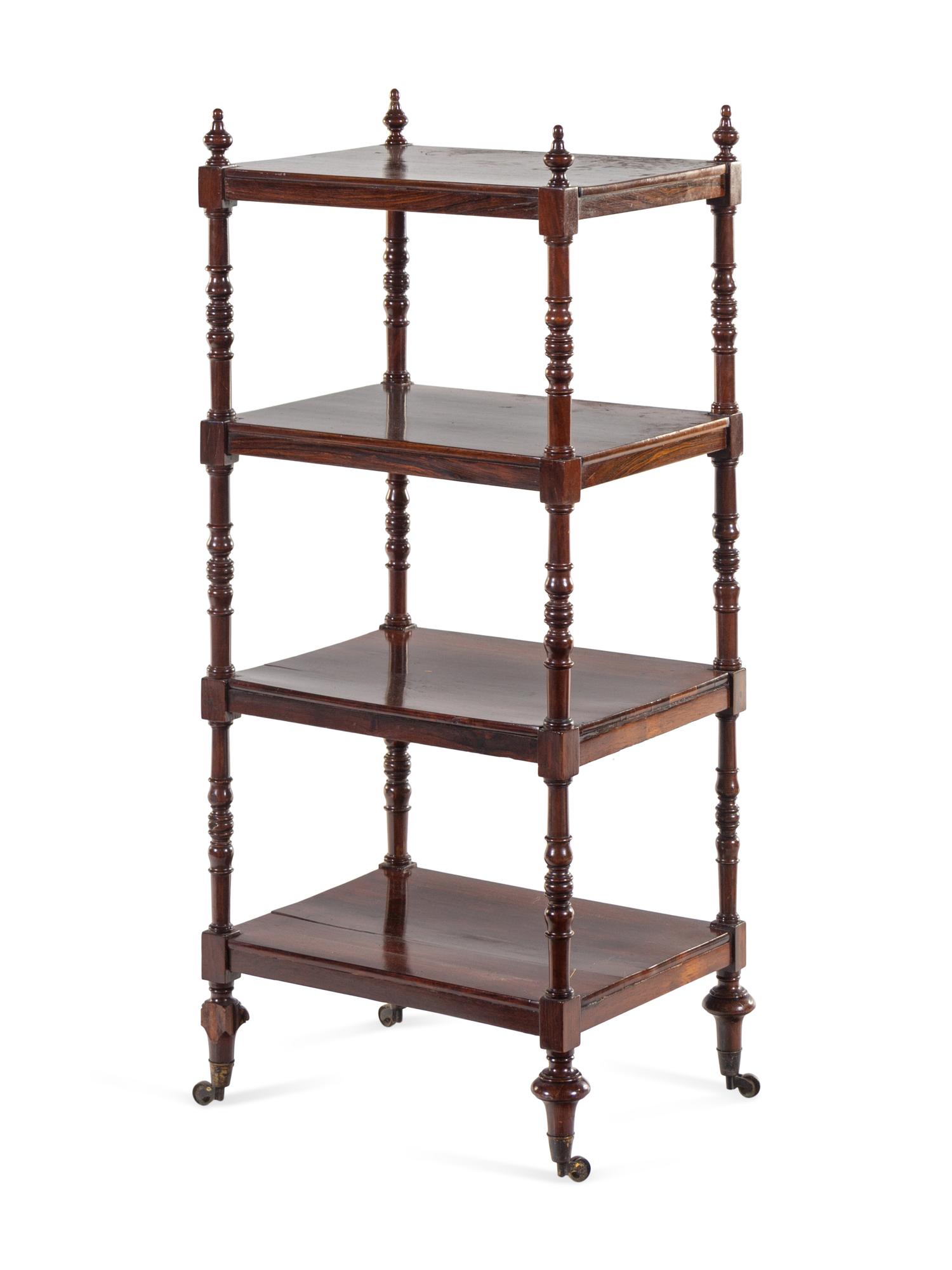 A Regency Rosewood Étagère