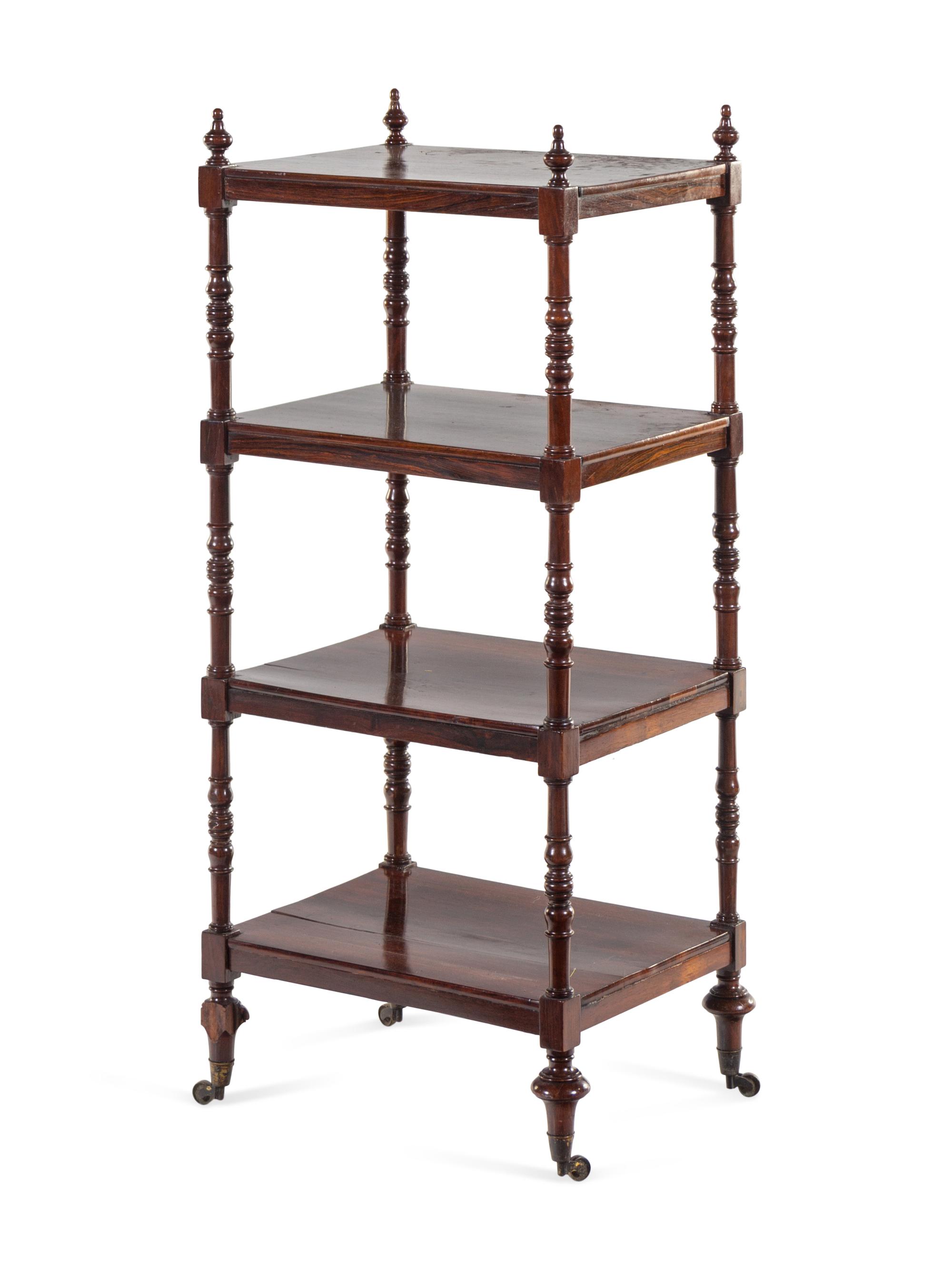 A Regency Rosewood Étagère