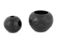 Blackware Pottery Jar, PLUS