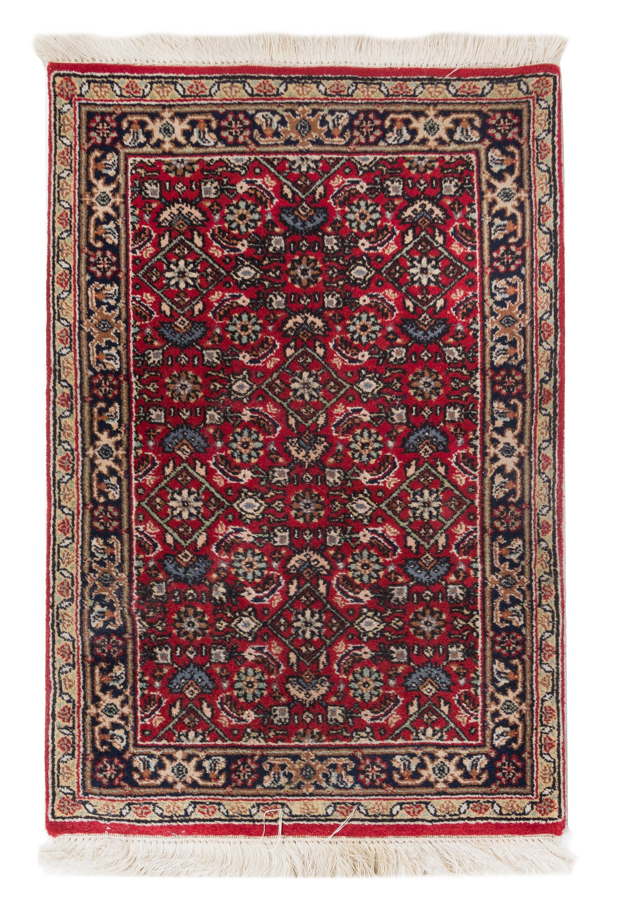 An Indo-Persian Wool Rug 2 feet 11 inches x 2 feet. — SECOND HALF 20TH CENTURY