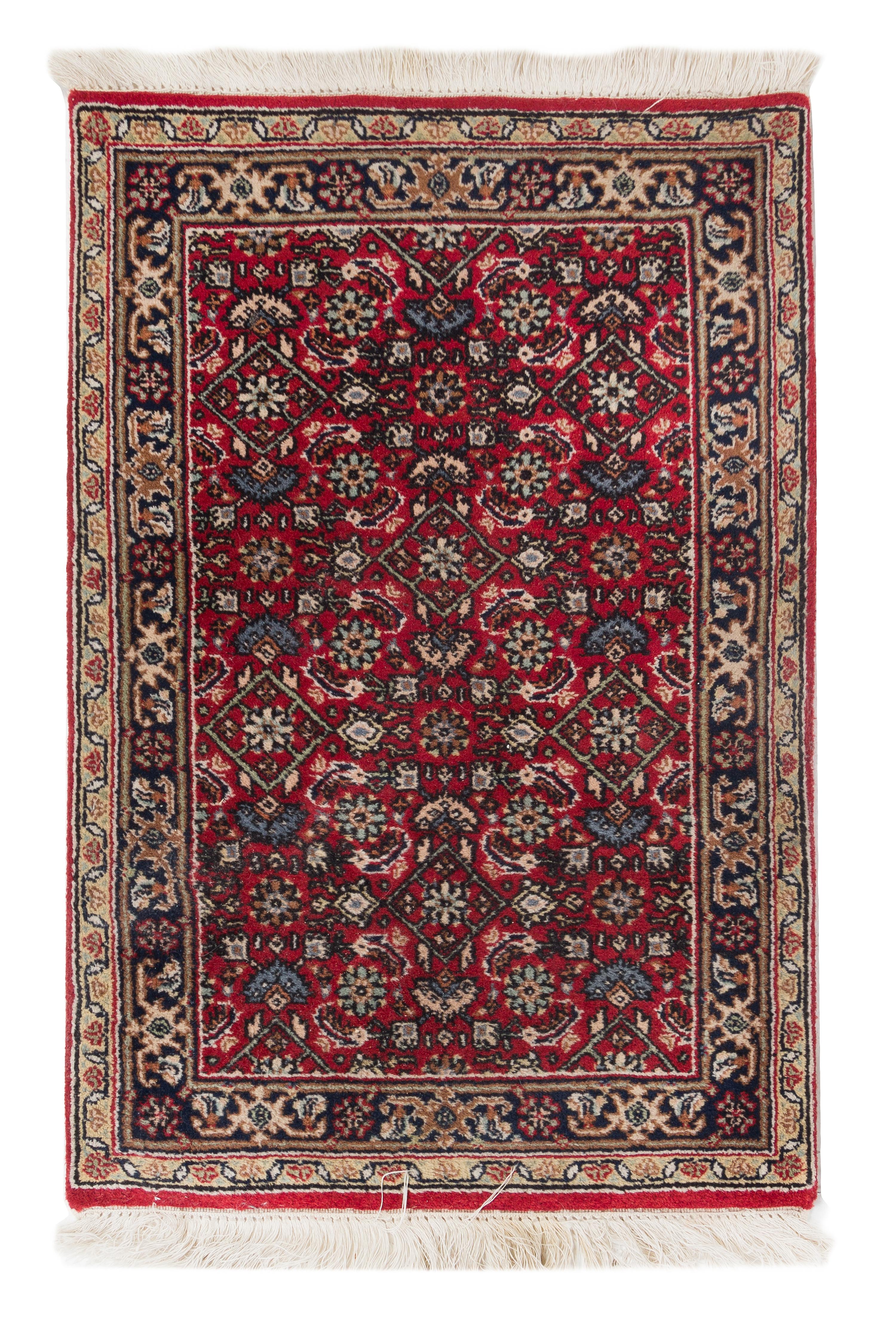 An Indo-Persian Wool Rug 2 feet 11 inches x 2 feet. — SECOND HALF 20TH CENTURY