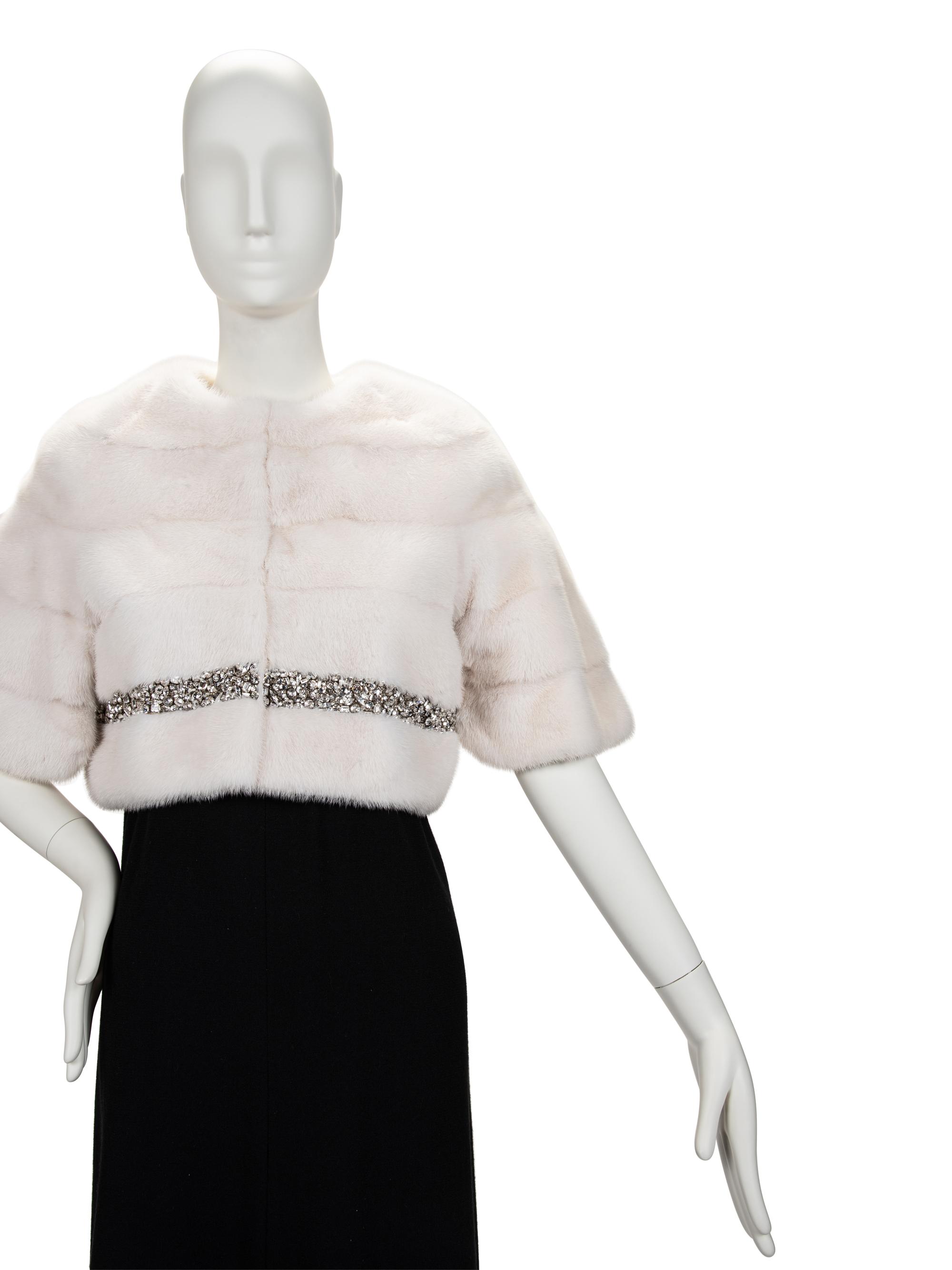 Two Fur Jackets and Two Stoles, Including Judith Leiber and Badgley Mischka