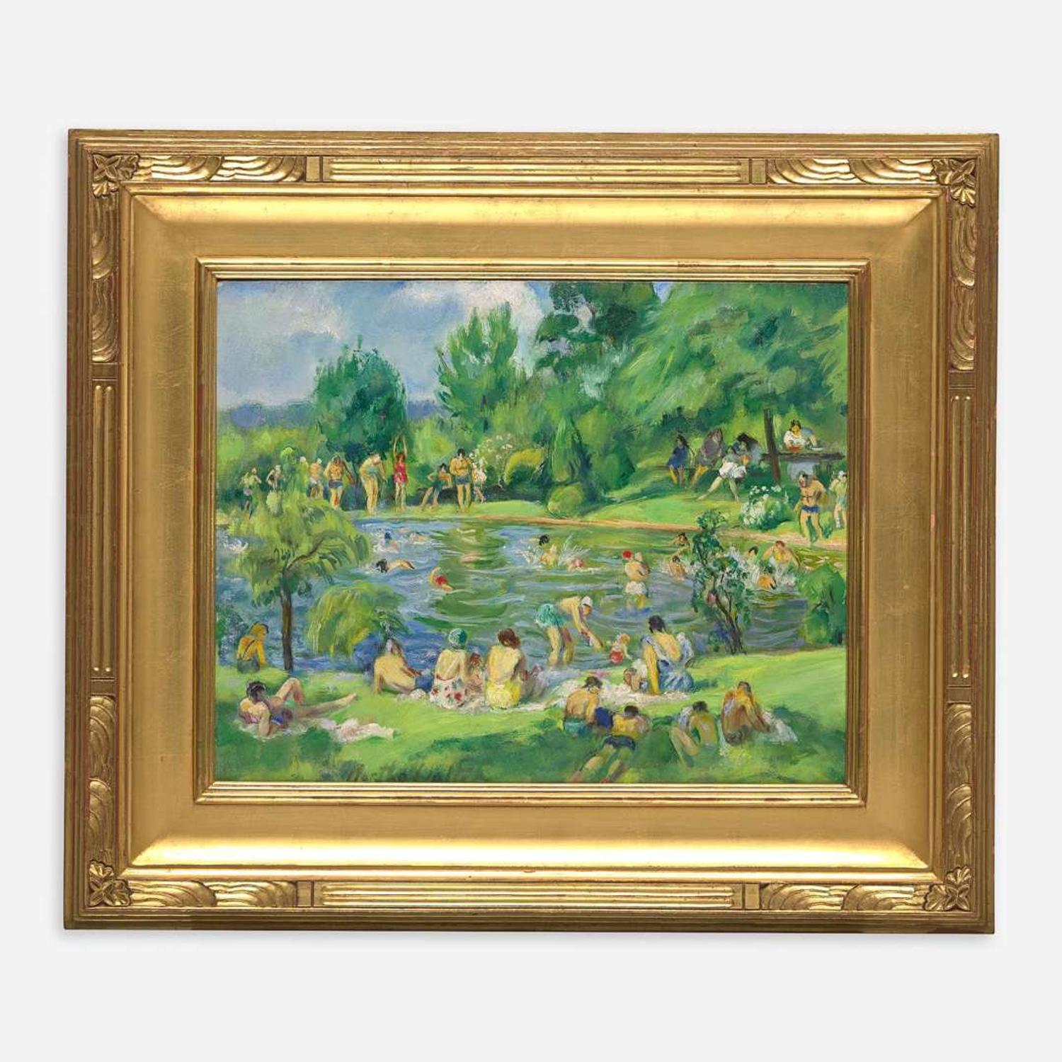 Martha Walter (American, 1875–1976) Swimming Pool, Bethayers