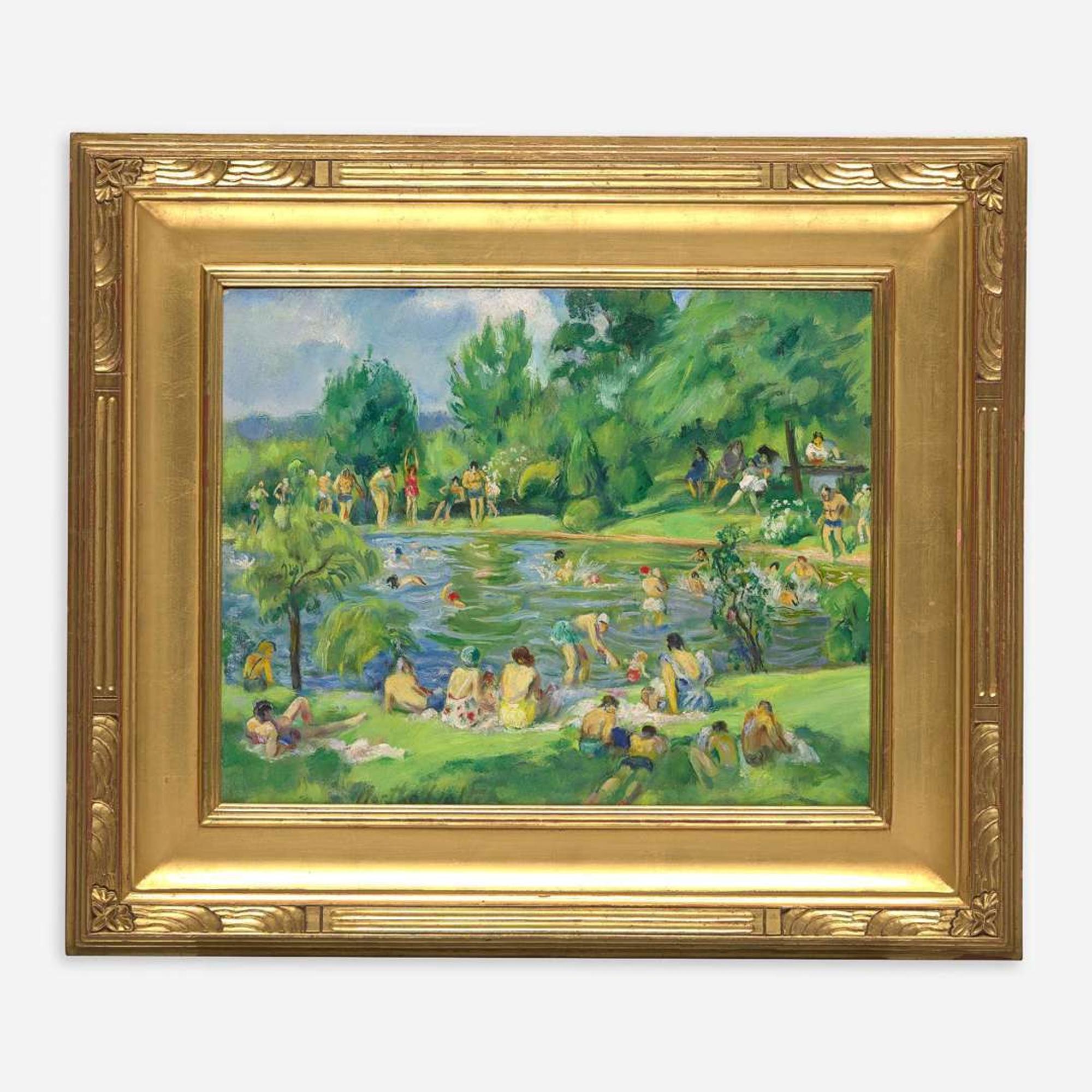 Martha Walter (American, 1875–1976) Swimming Pool, Bethayers