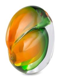 An Abstract Art Glass Sculpture by Gino Cenedese for Murano