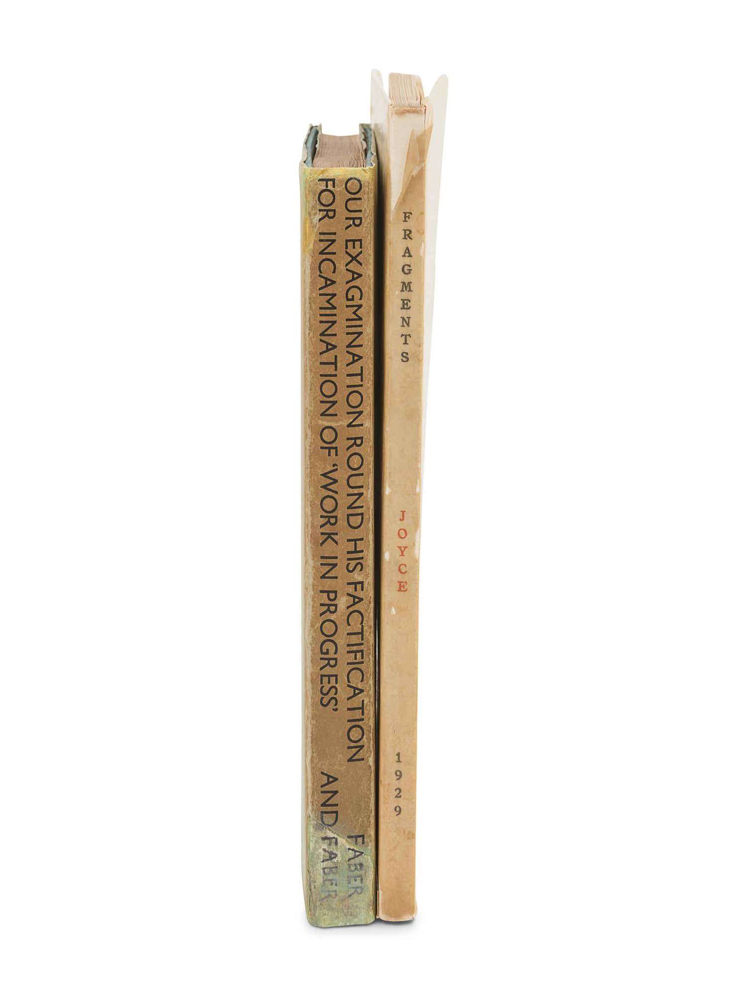 JOYCE, James (1882-1941). Tales Told of Shem and Shaun: Three Fragments from Work in Progress. With a preface by C.K. Ogden . Paris: The Black Sun Press, 1929.