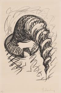 Claes Oldenburg (American, 1929-2022) — Arched Soft Screw as Building , 1976
