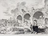 Giovanni Battista Piranesi, (Italian, 1720-1778), Veduta degli Avanzi del Tablino della Casa Aurea di Nerone (from Vedute di Roma), 175