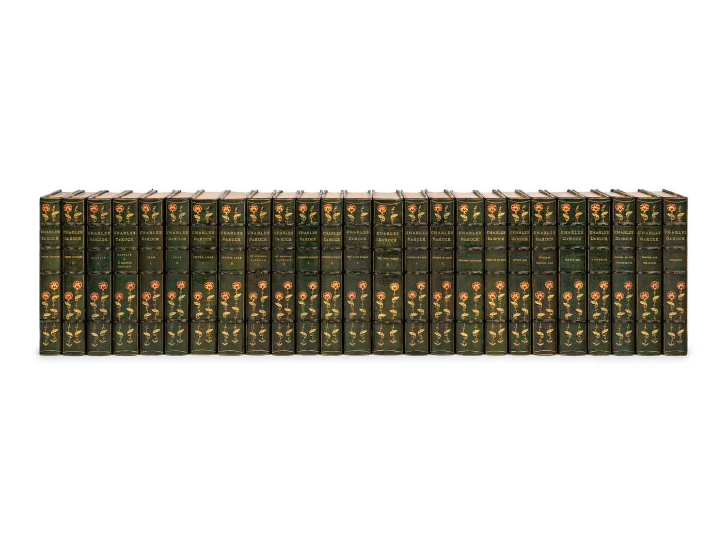 DeKOCK, Charles Paul. The Works of Charles Paul DeKock . Boston, London & Paris: The Frederick J. Quinby Company, 1902.