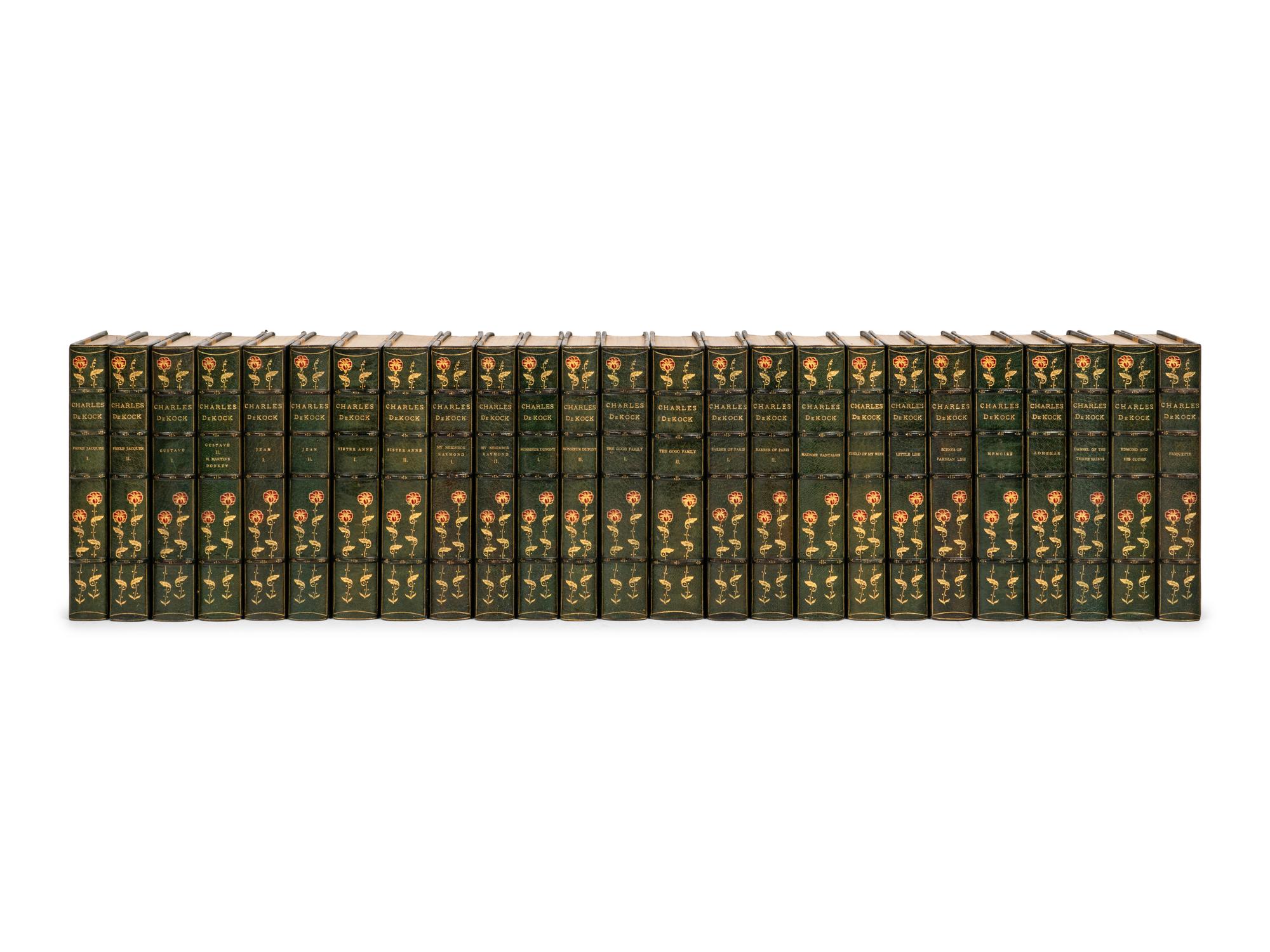 DeKOCK, Charles Paul. The Works of Charles Paul DeKock . Boston, London & Paris: The Frederick J. Quinby Company, 1902.