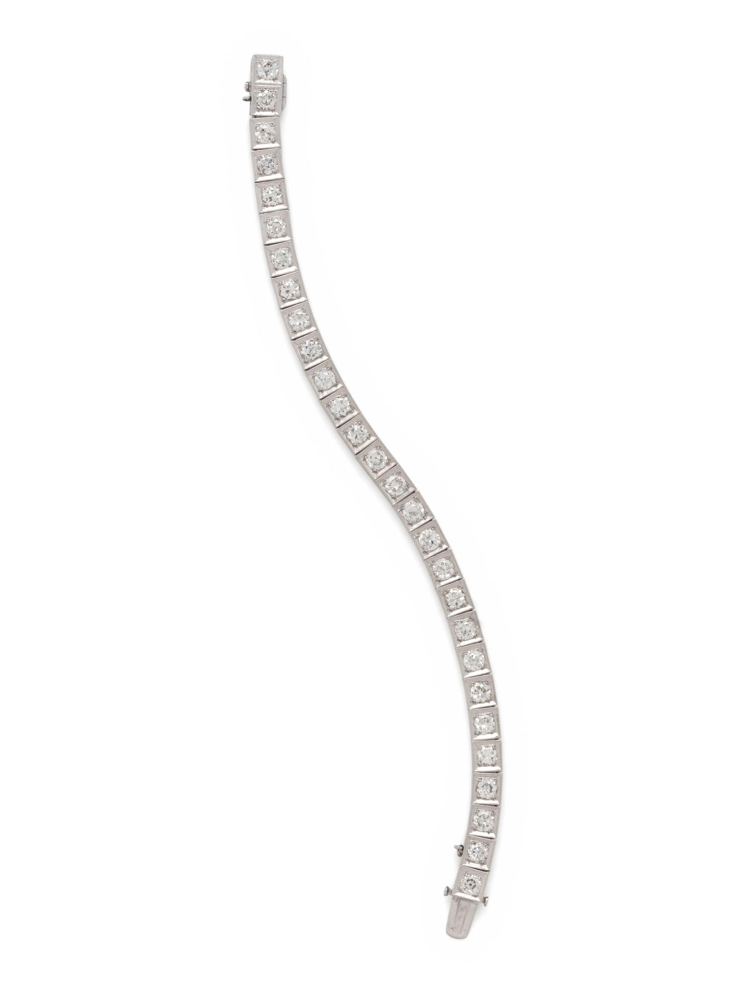 ART DECO, DIAMOND BRACELET