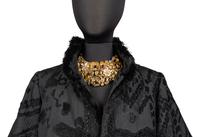 Oscar de la Renta Coat and Necklace, Fall 2006