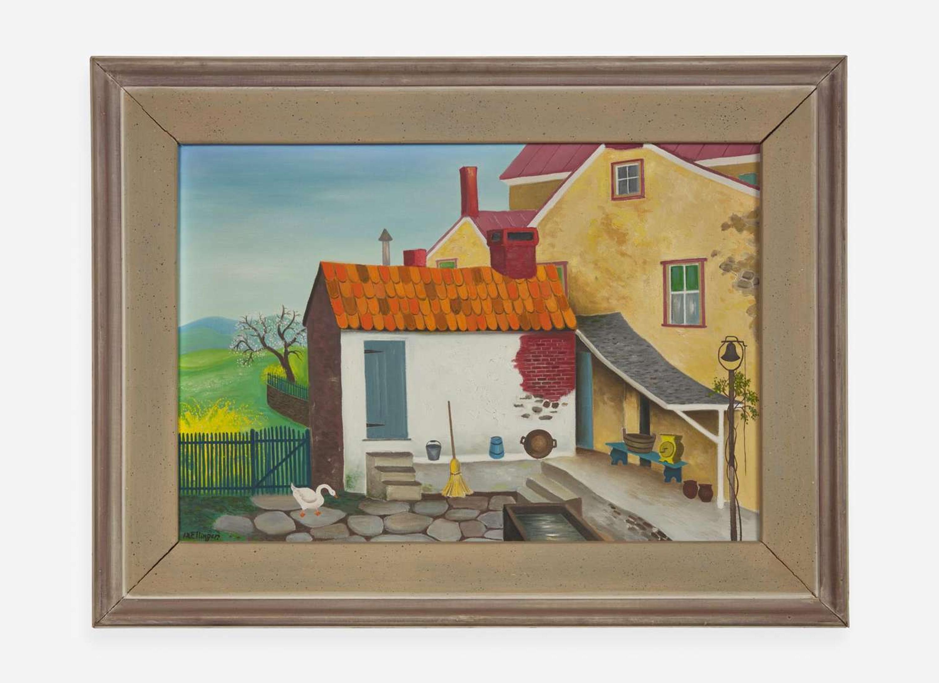 David Y. Ellinger (1913-2003), Churning Day, Oley Valley
