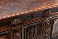 An Italian Carved Oak and Walnut Cassone