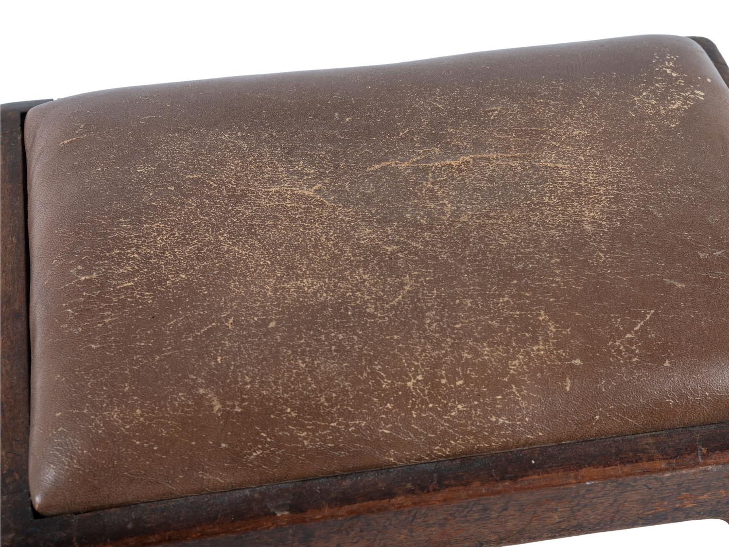 A Queen Anne Style Walnut Footstool