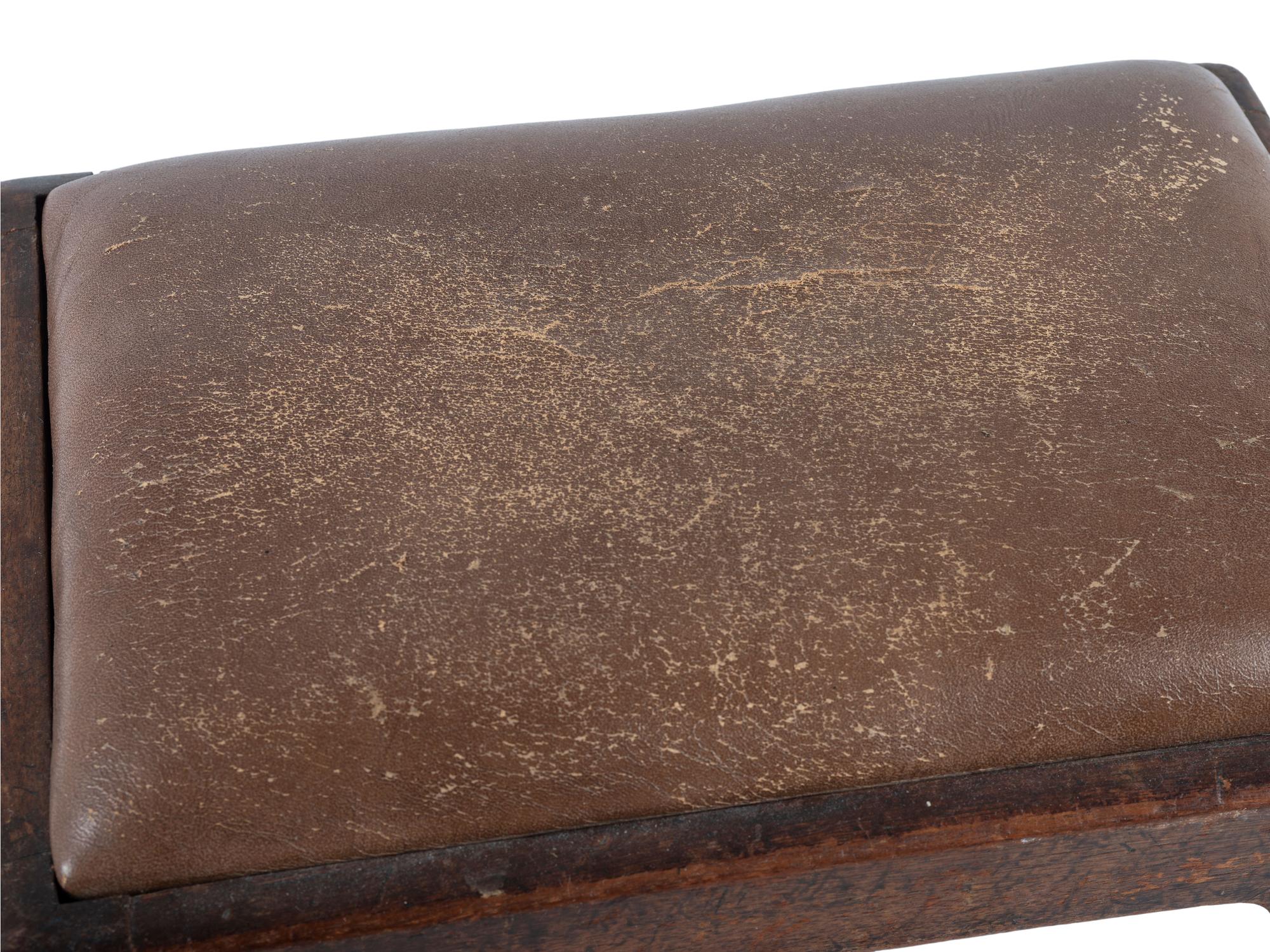 A Queen Anne Style Walnut Footstool