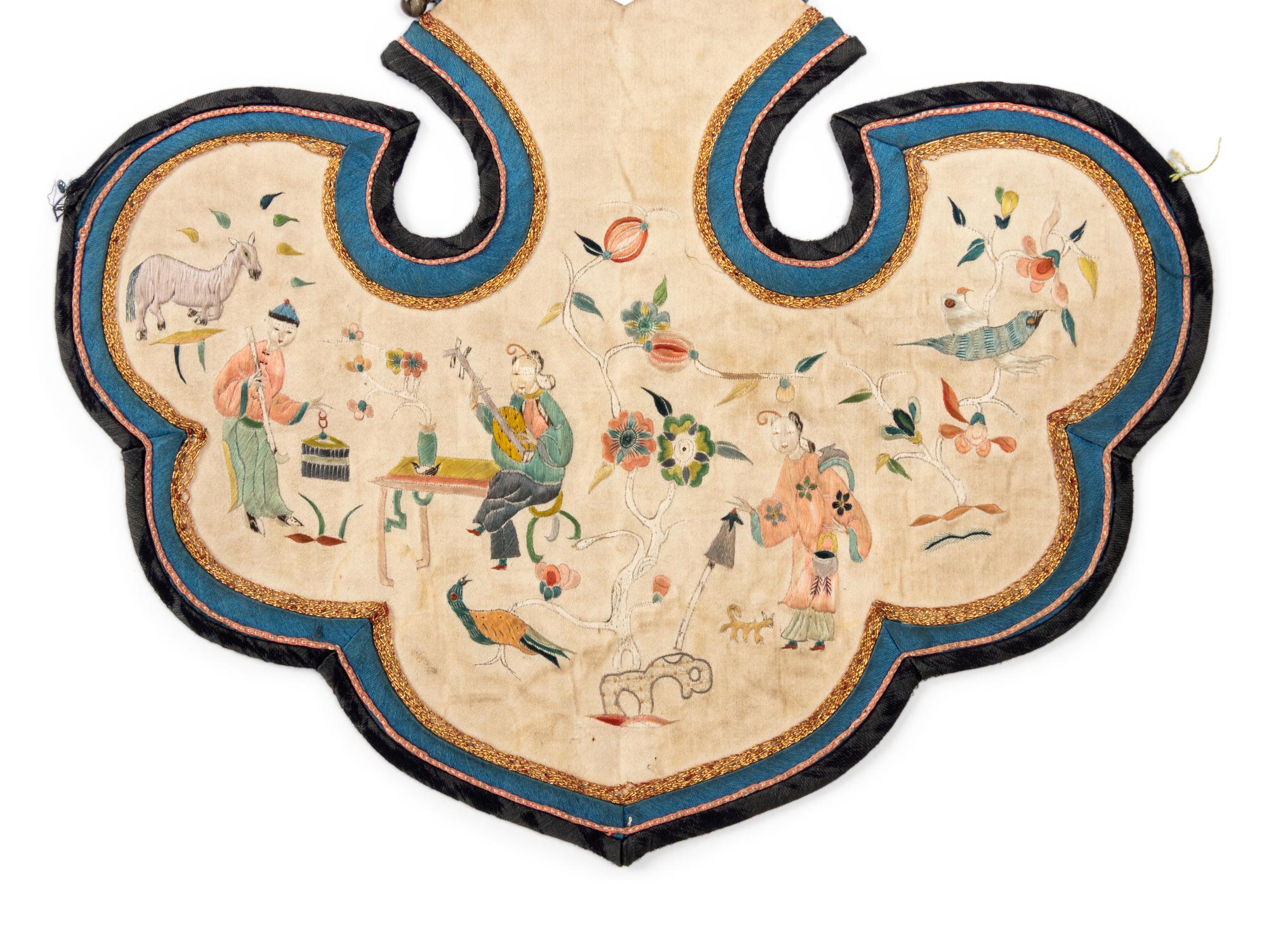 Seven Chinese Embroidered Silk Textiles