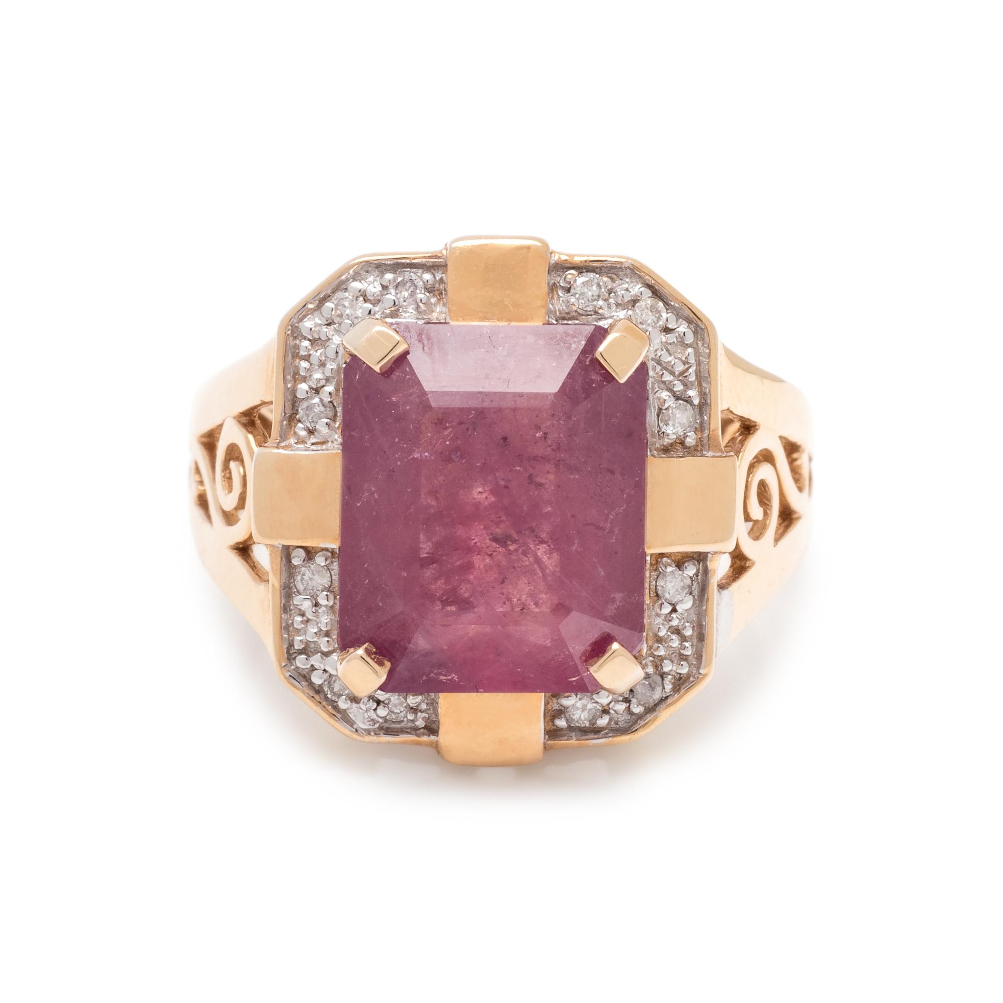 RUBY AND DIAMOND RING
