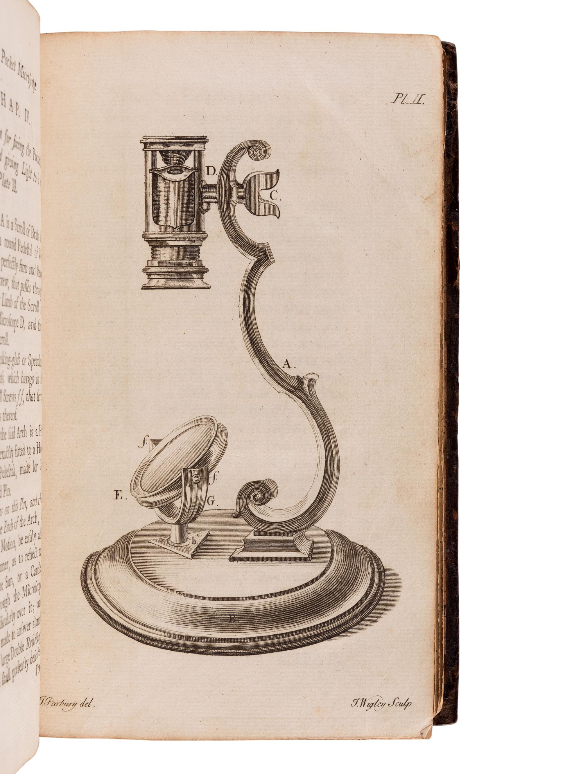 BAKER, Henry (1698-1774). The Microscope Made Easy . London: R. Dodsley, 1742.