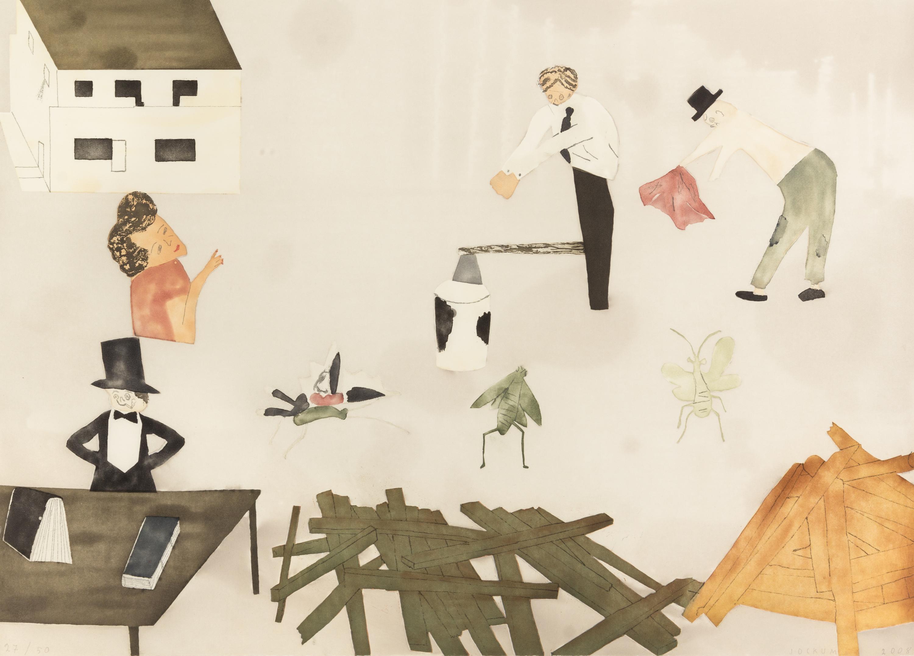 Jockum Nordström, (Swedish, b. 1963), House and Bugs, 2008