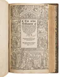 [BIBLE, in English]. Matthew's Version. [ The Byble ]. [London]: Nicolas Hyl for John Wyghte, 1551.