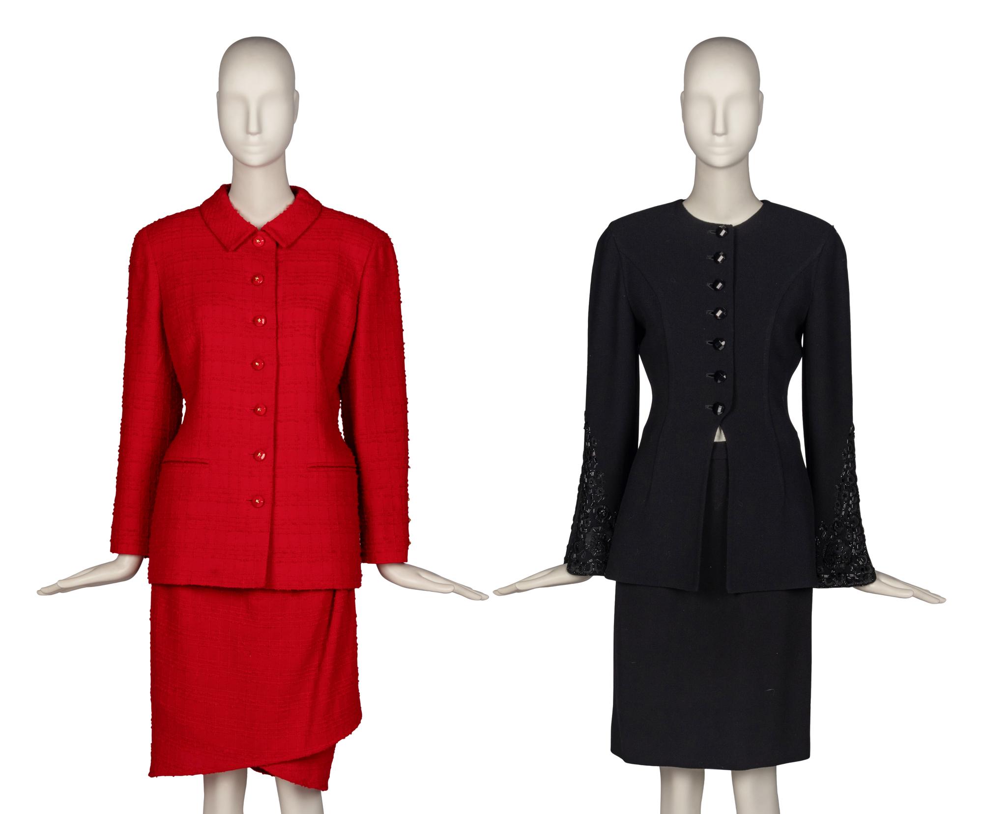 Two Valentino Skirt Suits