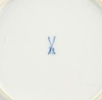 A Set of Twelve Meissen Porcelain Bread Plates