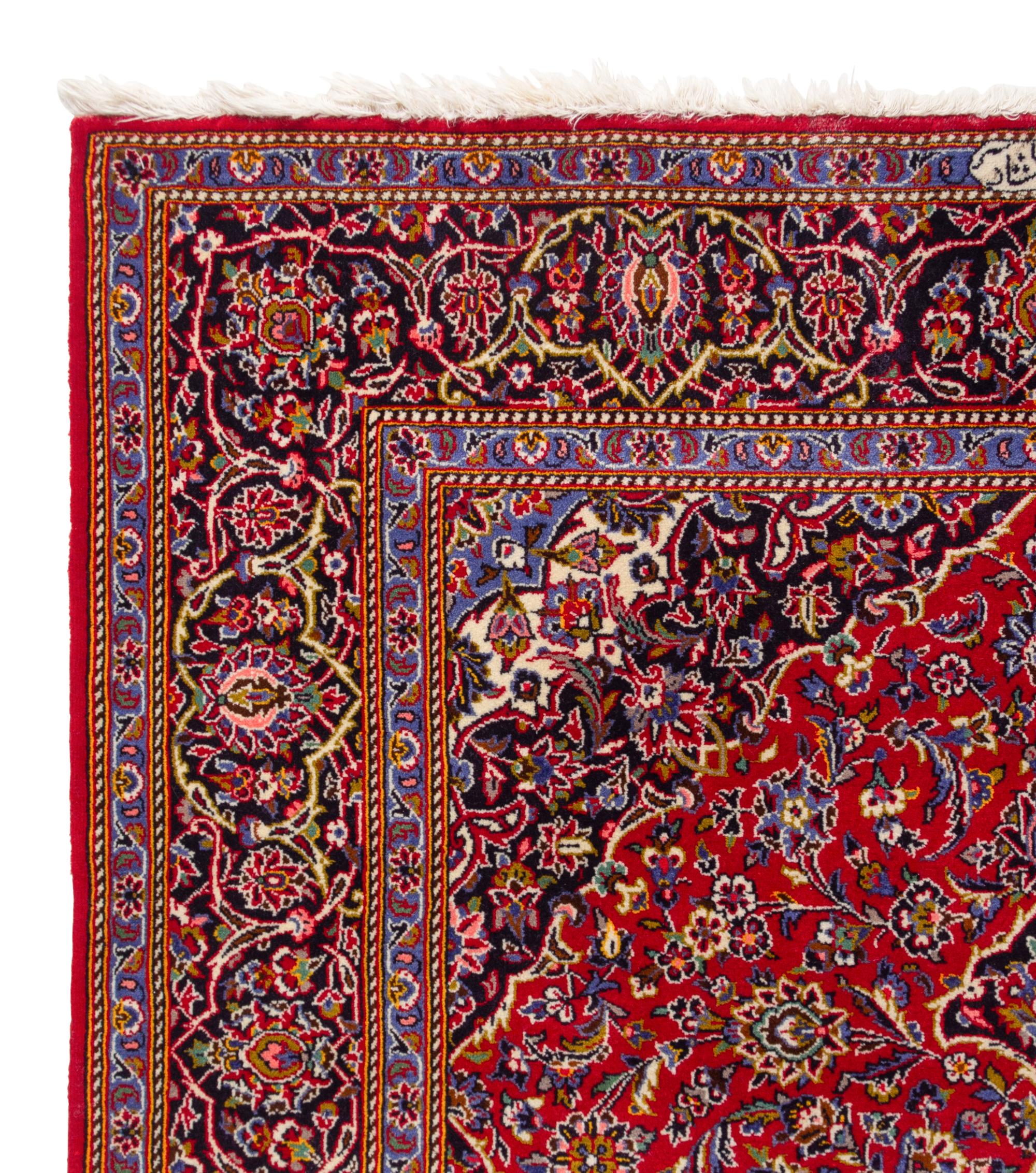 A Kashan Wool Rug