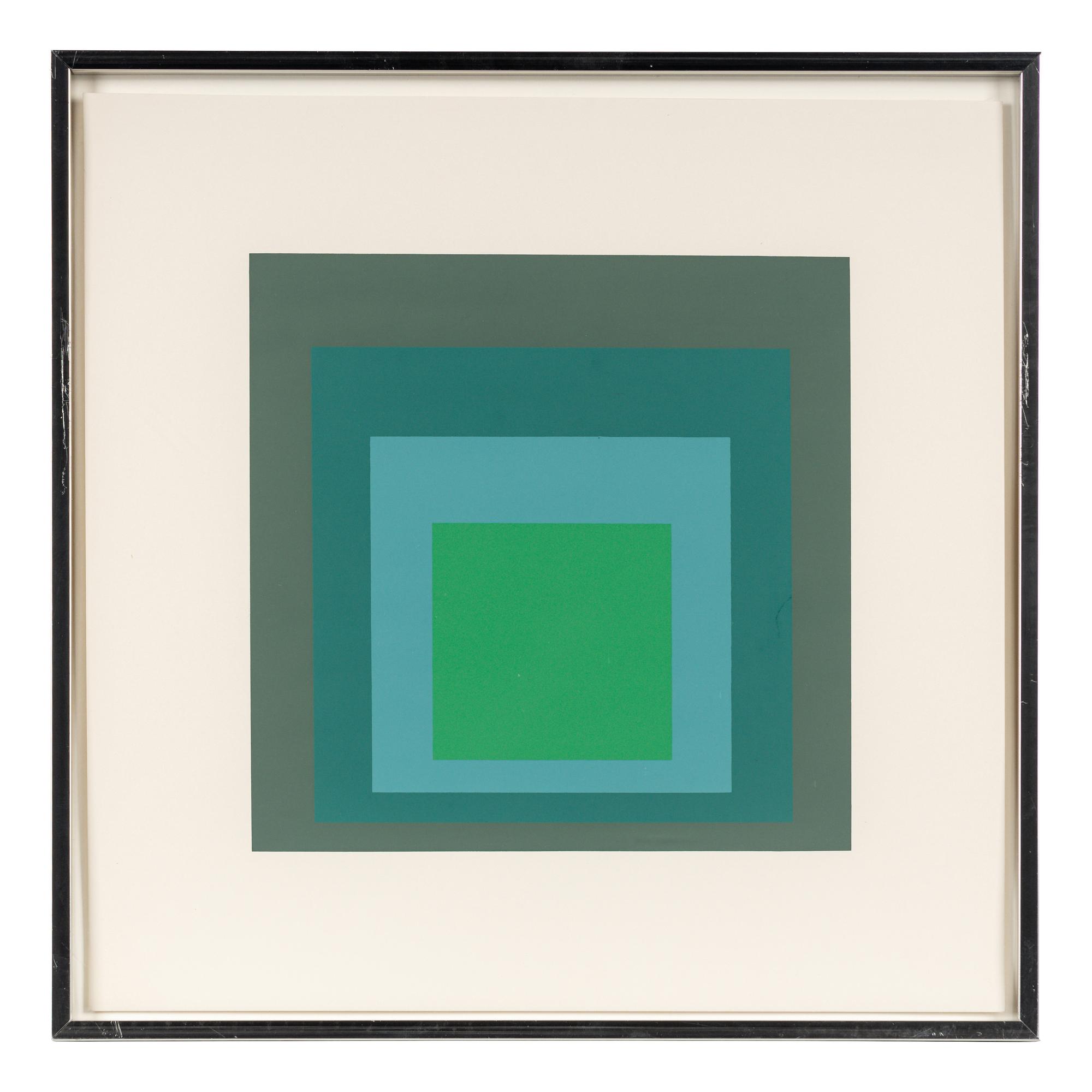 Homage to the Square (a group of nine from the portfolio of ten)